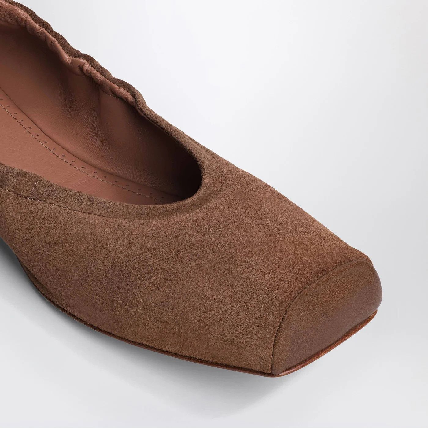 Alaia o1d2blof0426 Two-Tone Ballerina in Brown Size US 9 / IT 39 - 4 Thumbnail