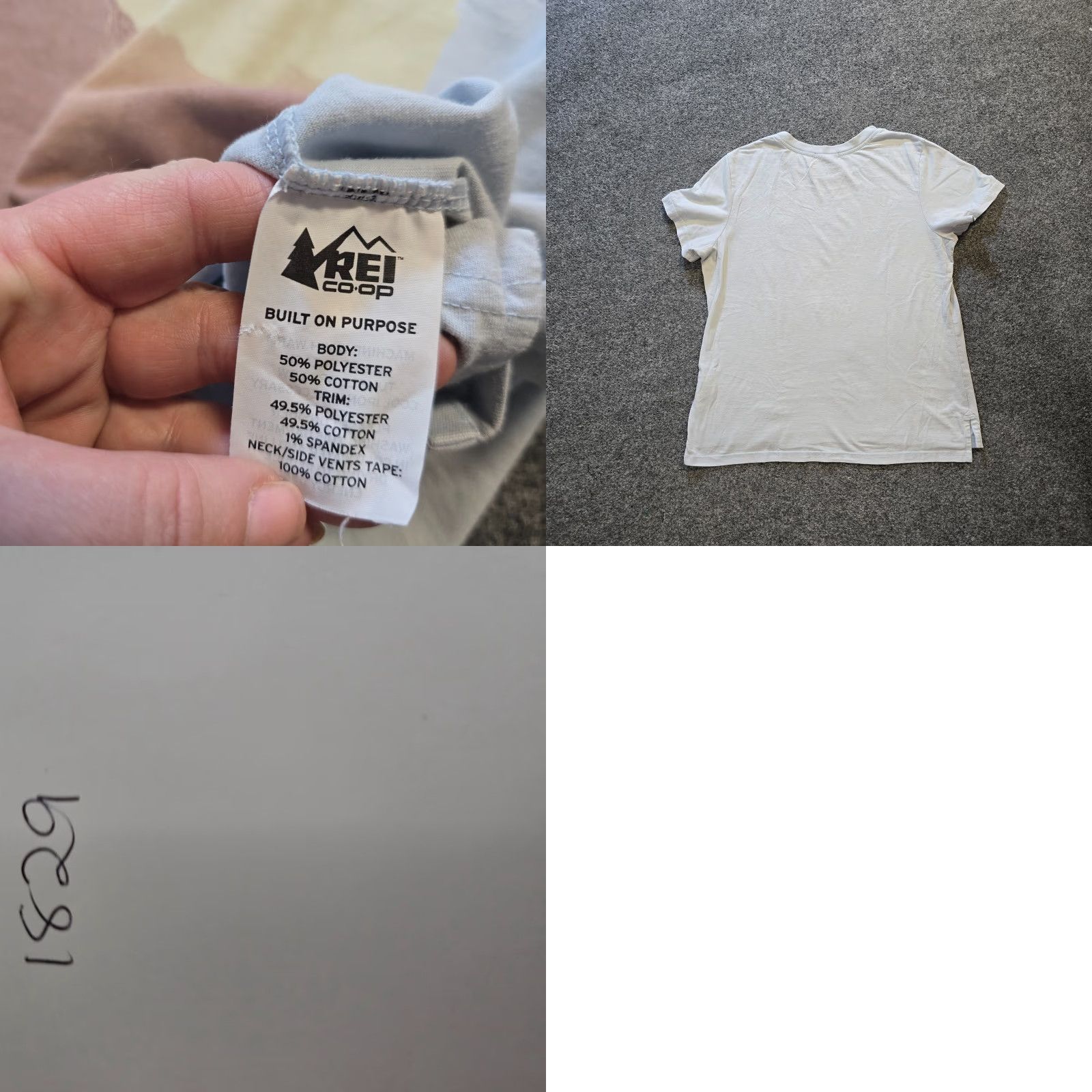 Vintage REI CO Op Top Womens Large Blue Mountain Sunset Crew Neck Casual Outdoors T-Shirt Regular Short Sleeve Polyester Blended Fabric Size L / US 10 / IT 46 - 8 Thumbnail