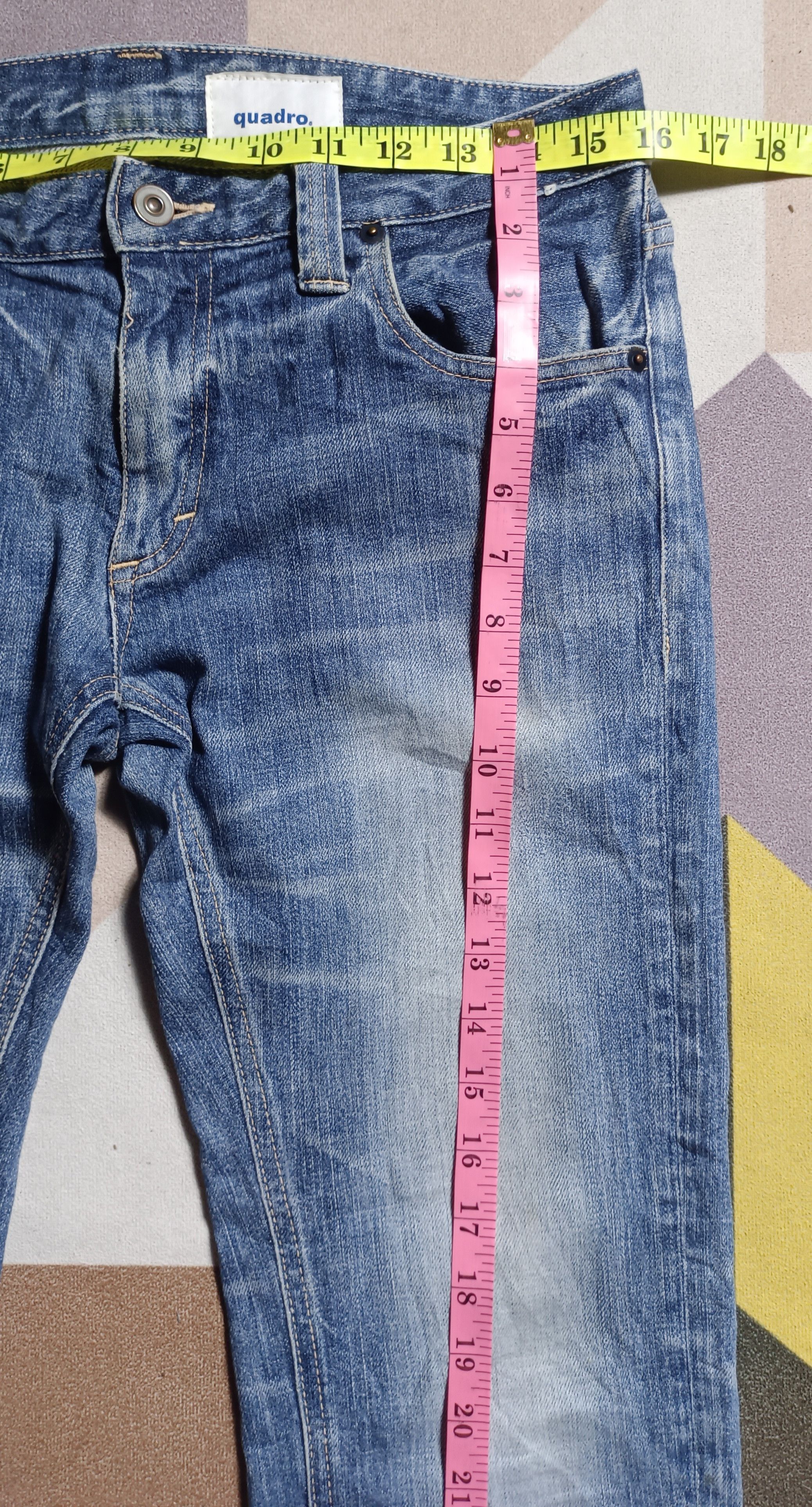 Le Grande Bleu (L.G.B.) Quadro Medio Japan Denim Jeans Size US 32 / EU 48 - 18 Thumbnail