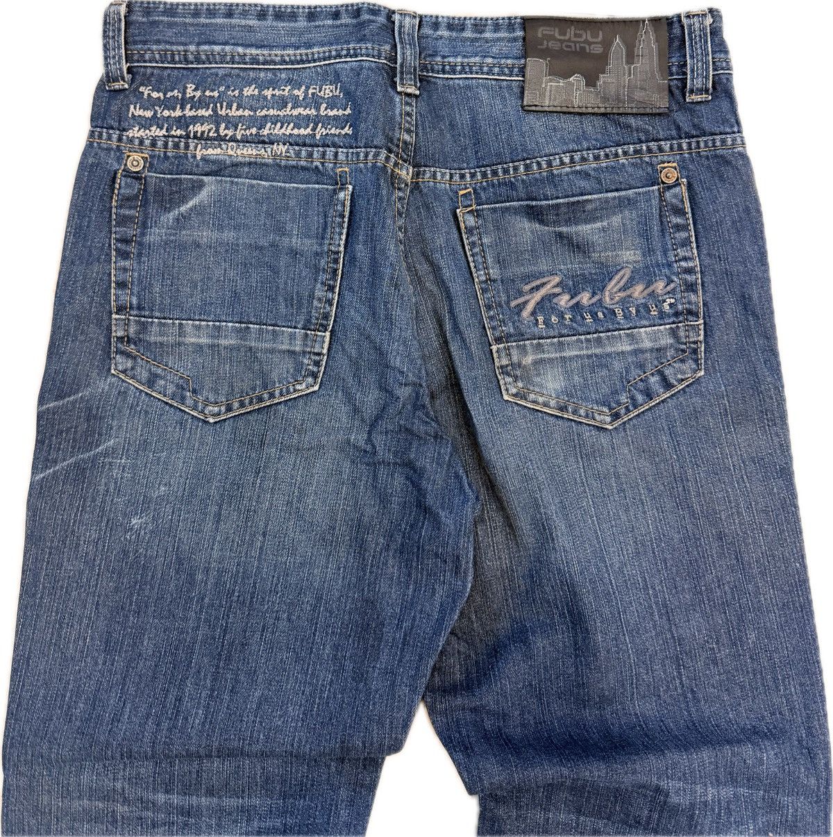 Fubu Fubu The Collection Denim Jeans Size US 32 / EU 48 - 3 Thumbnail