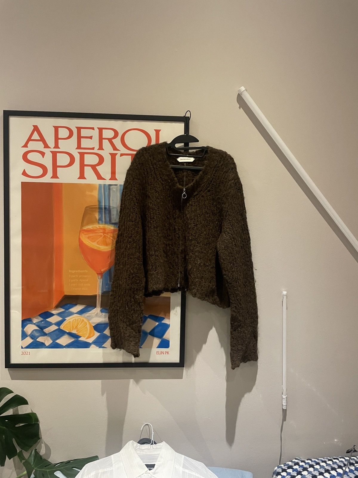 NAMACHEKO 21AW alpaca brown cardigan