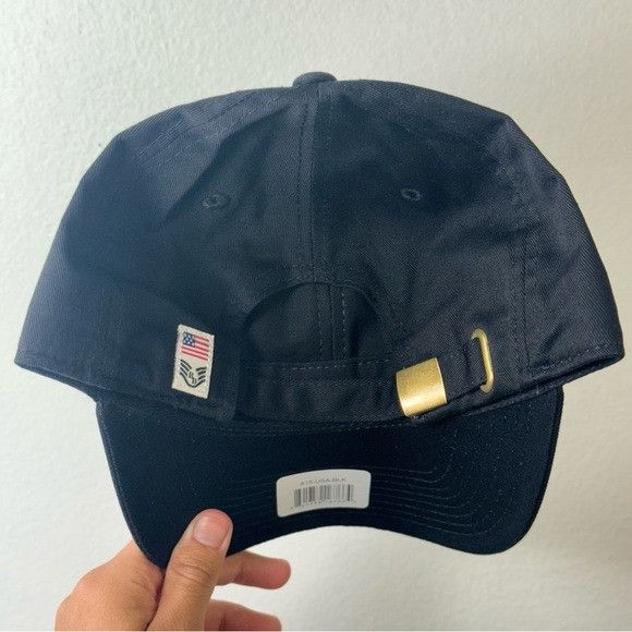 Designer NWT RAPID DOMINANCE USA FLAG PIN RELAXED FIT BLACK DAD HAT Size ONE SIZE - 6 Thumbnail
