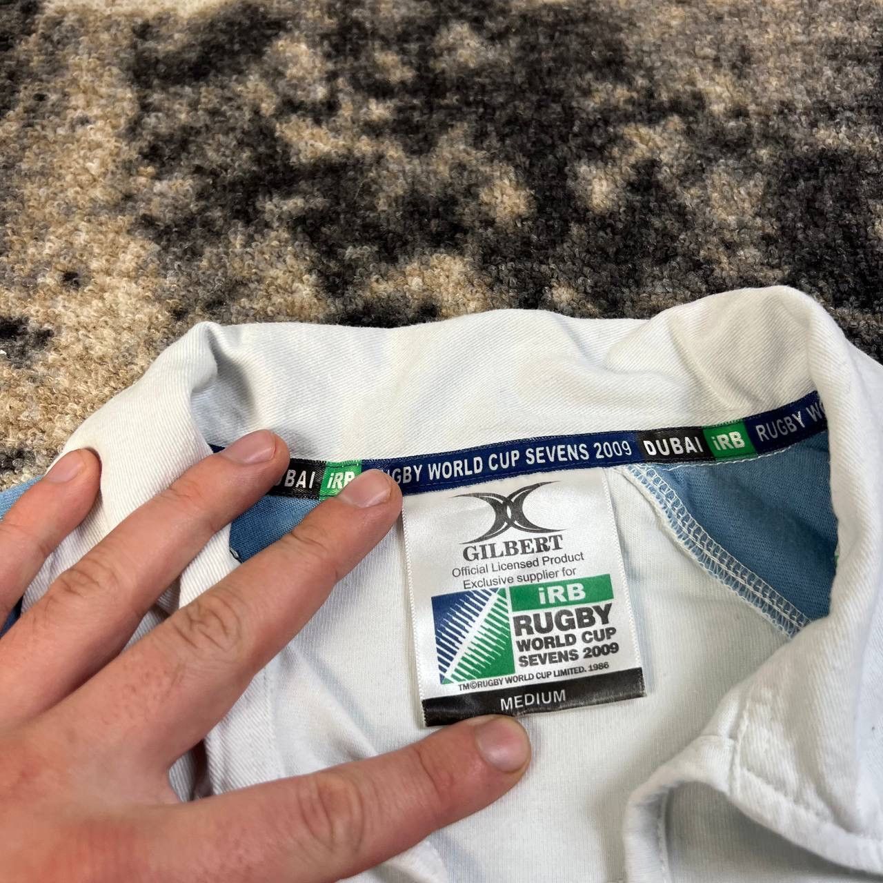 Vintage Dubai Rugby Vintage Y2K Polo T-Shirt Streetwear Style Size M / US 6-8 / IT 42-44 - 4 Thumbnail