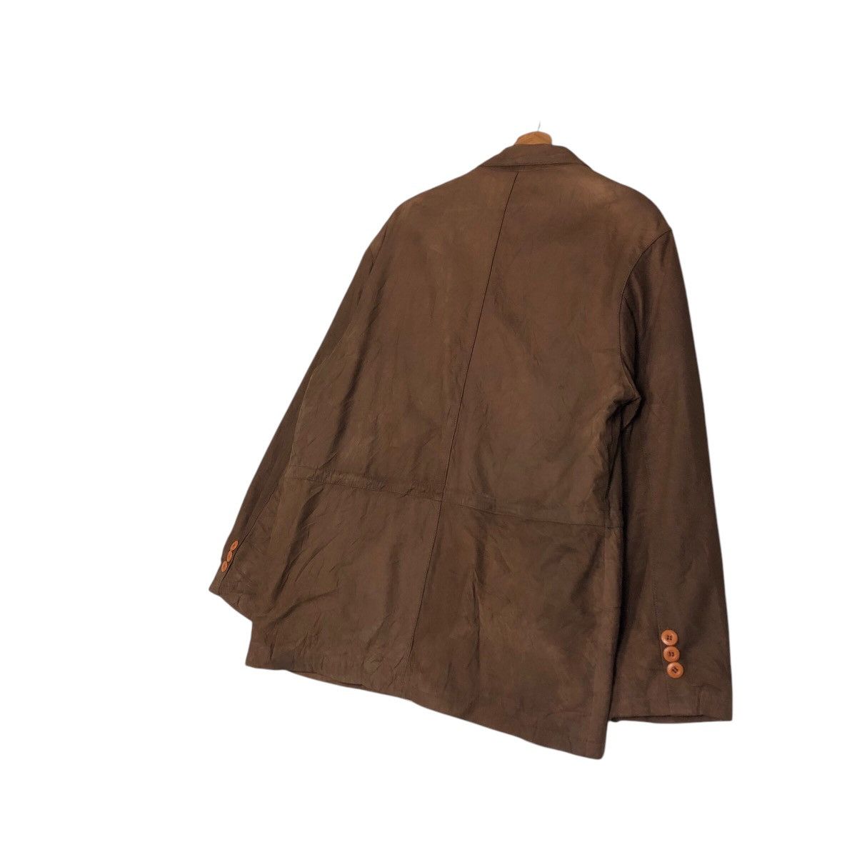 Japanese Brand 📌Vtg Genuine Leather Jacket Sette Arcobaleno Issey Miyake Size US M / EU 48-50 / 2 - 11 Thumbnail