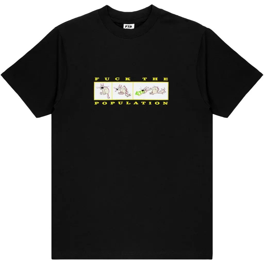 Fuck The Population FTP CAT BARF TEE X-LARGE Size US XL / EU 56 / 4 - 1 Thumbnail