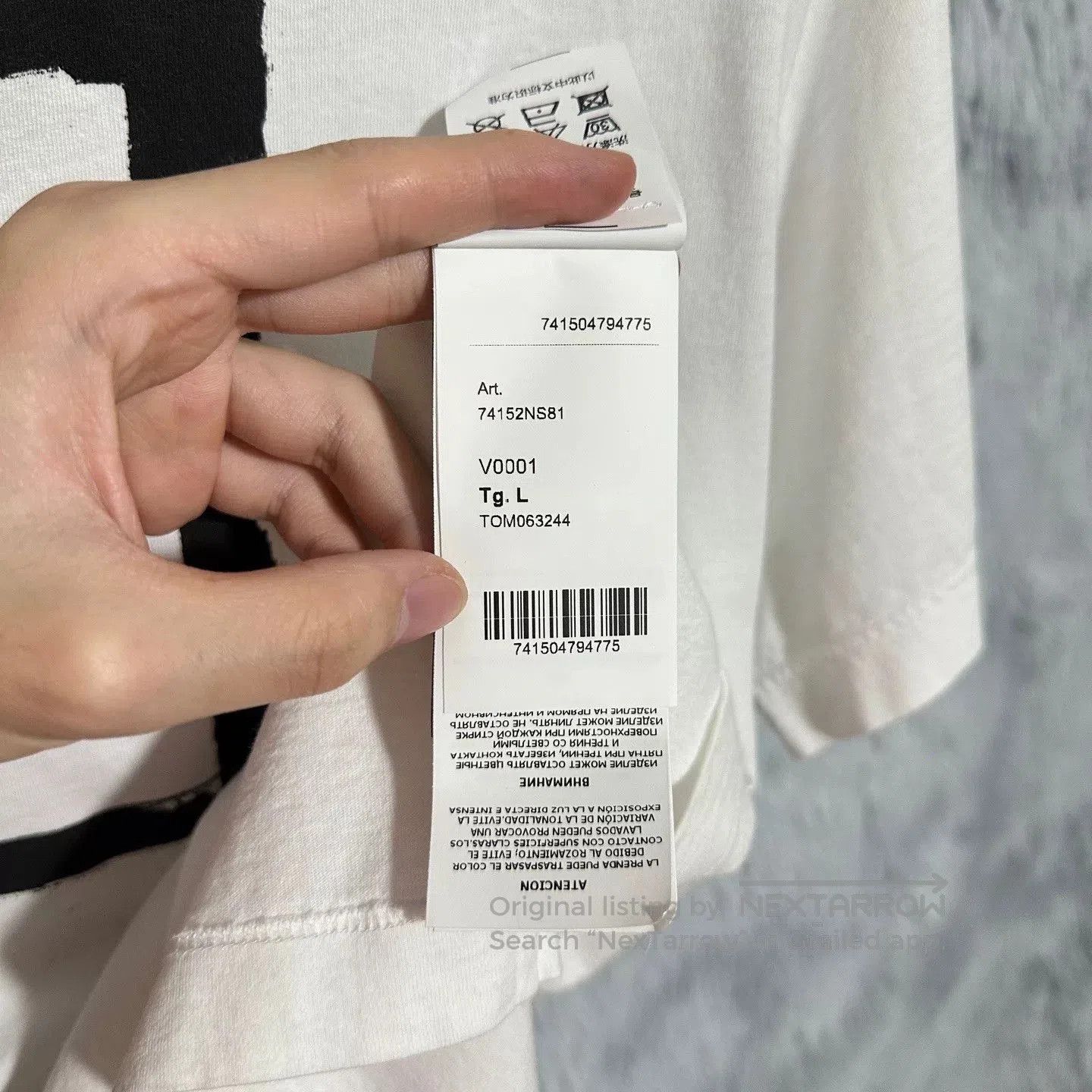 Stone Island Stone Island Printed Logo Short Sleeve T-Shirt. Size US L / EU 52-54 / 3 - 8 Thumbnail