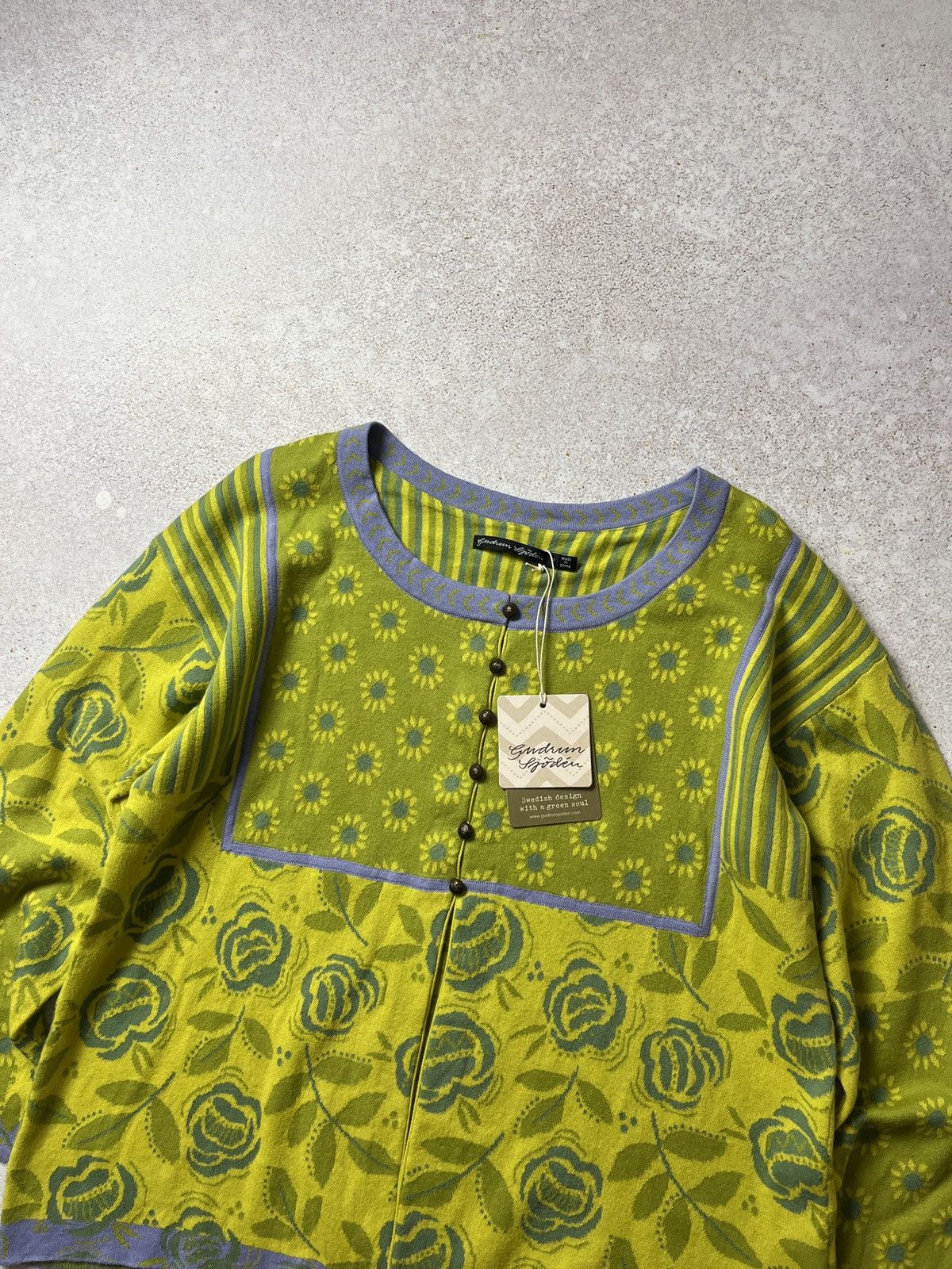 Gudrun Sjoden Women’s Gudrun Sjoden Folkloric Floral Embroidered Cardigan Size M / US 6-8 / IT 42-44 - 2 Thumbnail