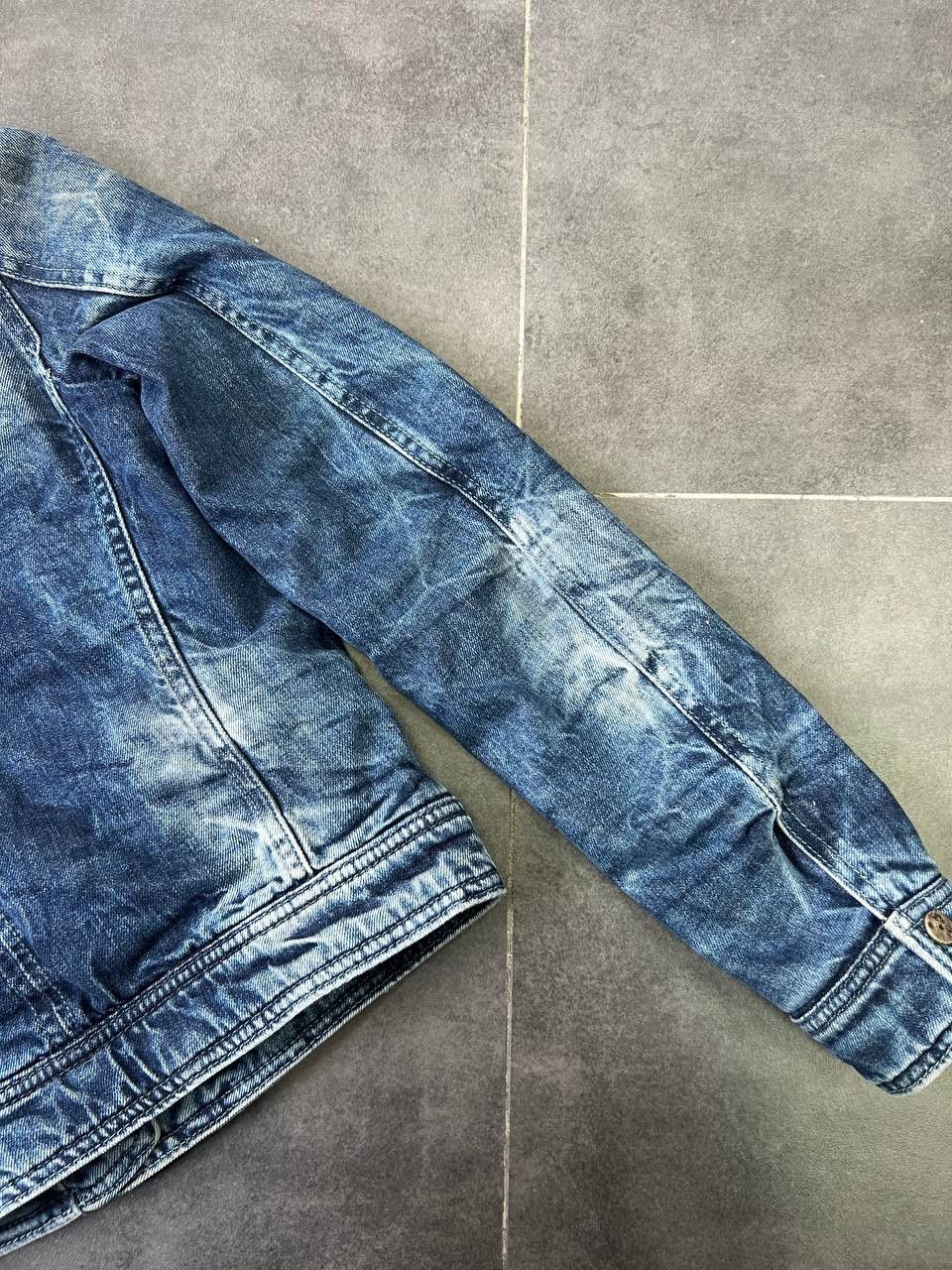 Diesel Crazy DIESEL Vintage Faux Fur Sherpa Washed Denim Jacket Size S / US 4 / IT 40 - 15 Thumbnail
