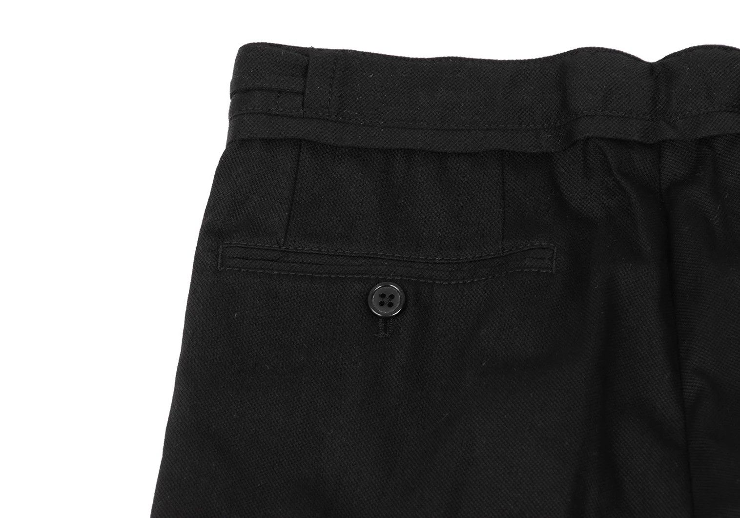 Ann Demeulemeester Cotton Neat Tuck Stretch Pants in Black XXS Size US 26 / EU 42 - 14 Thumbnail