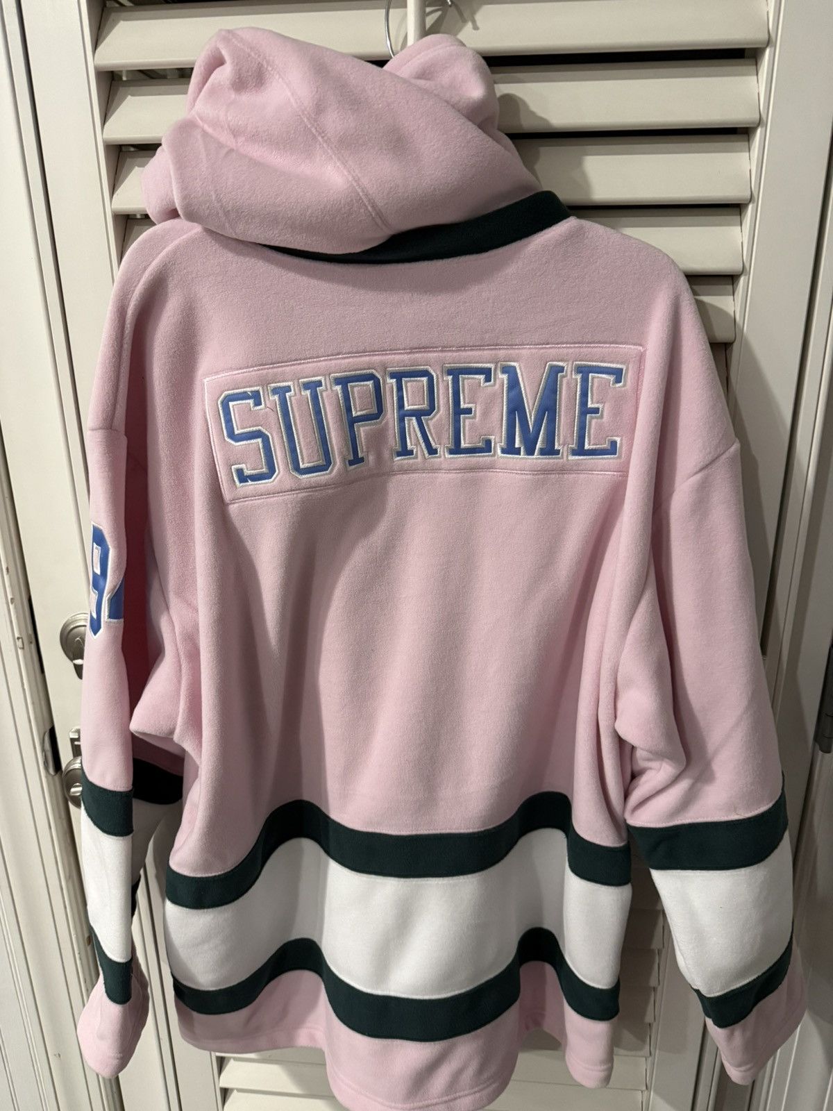 Supreme Supreme Polartec Hooded Hockey Jersey Size US L / EU 52-54 / 3 - 7 Thumbnail