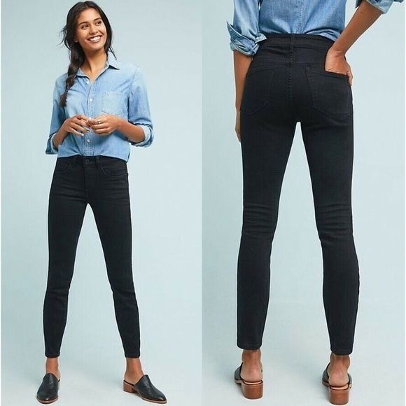Anthropologie Pilcro & The Letterpress Skinny High-Rise Jeans Size 27" / US 4 / IT 40 - 1 Thumbnail