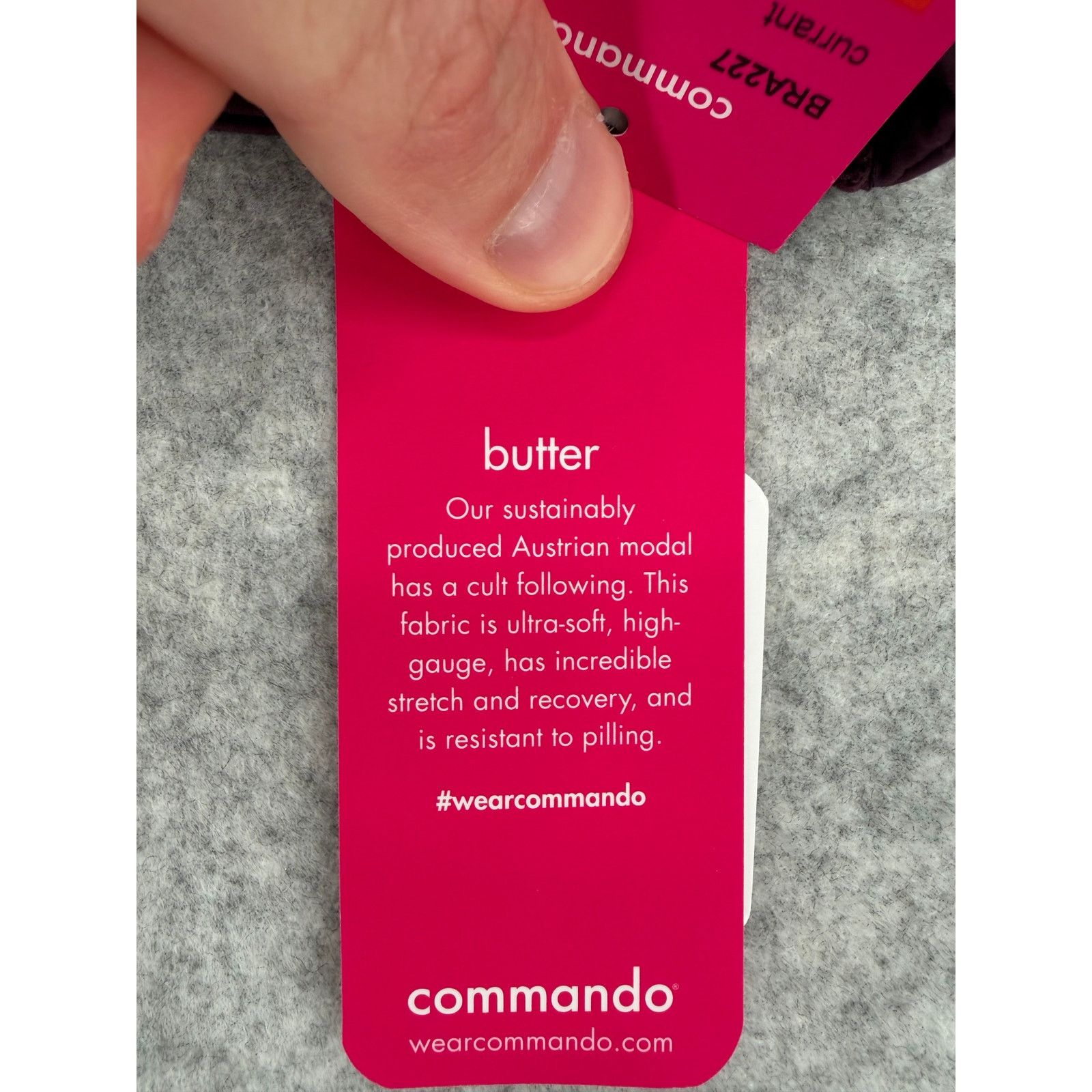 Commando NWT Commando Currant Butter Comfy Purple Bralette Size XS Size ONE SIZE - 3 Thumbnail