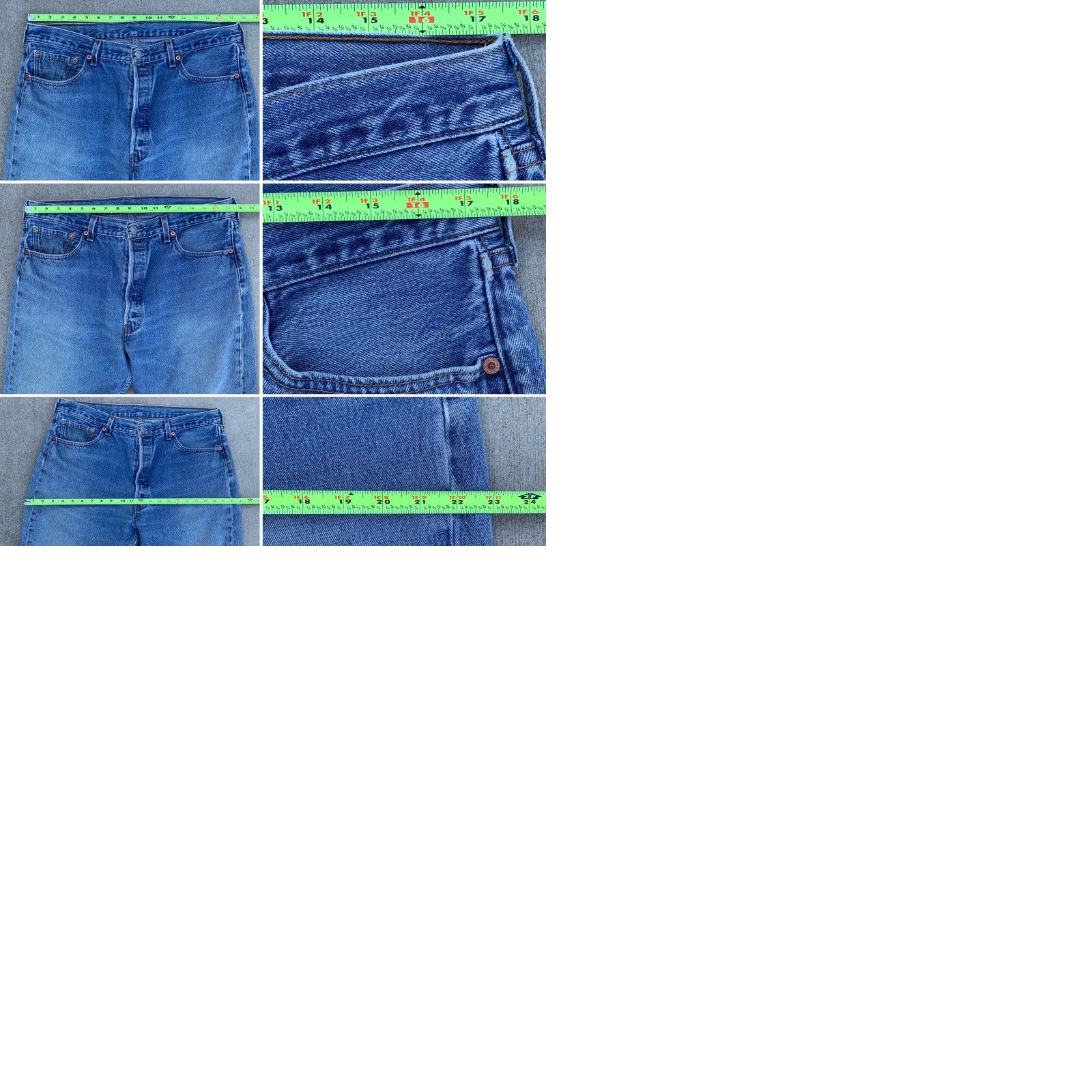 Vintage VINTAGE Levi’s 501 Jeans Button Fly Made In USA Size W38 L32 Measure 36 X 31.5 Blue 1980s Mens Jeans Size US 36 / EU 52 - 9 Thumbnail