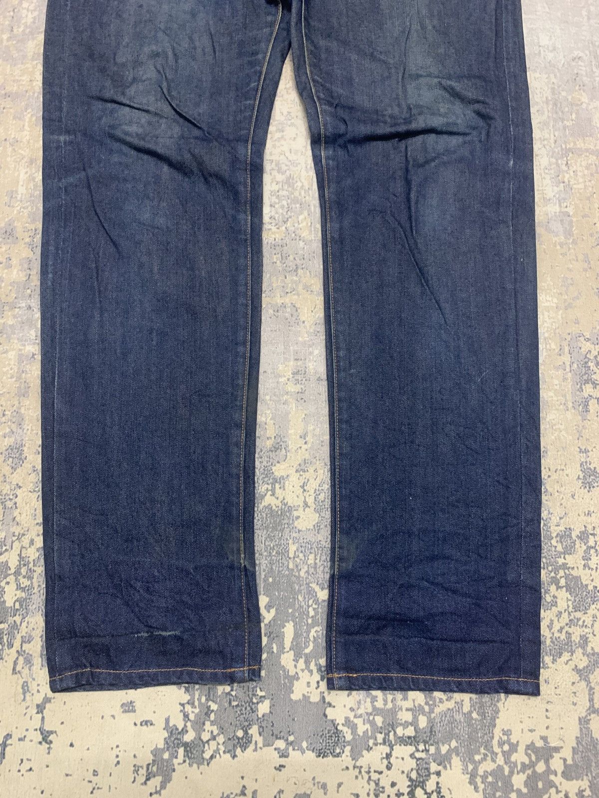 Japanese Brand H by Figer Indigo Slim Fit Jeans W 34x32 Size US 34 / EU 50 - 3 Thumbnail