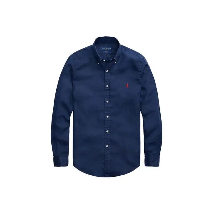 Polo Ralph Lauren Polo Ralph Lauren SS23 Solid Logo Embroidered Long-Sleeve Shirt Size US L / EU 52-54 / 3 - 1 Thumbnail