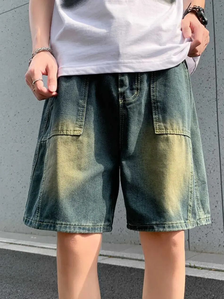 Japanese Brand Loose casual embroidered denim shorts Size US 32 / EU 48 - 6 Thumbnail