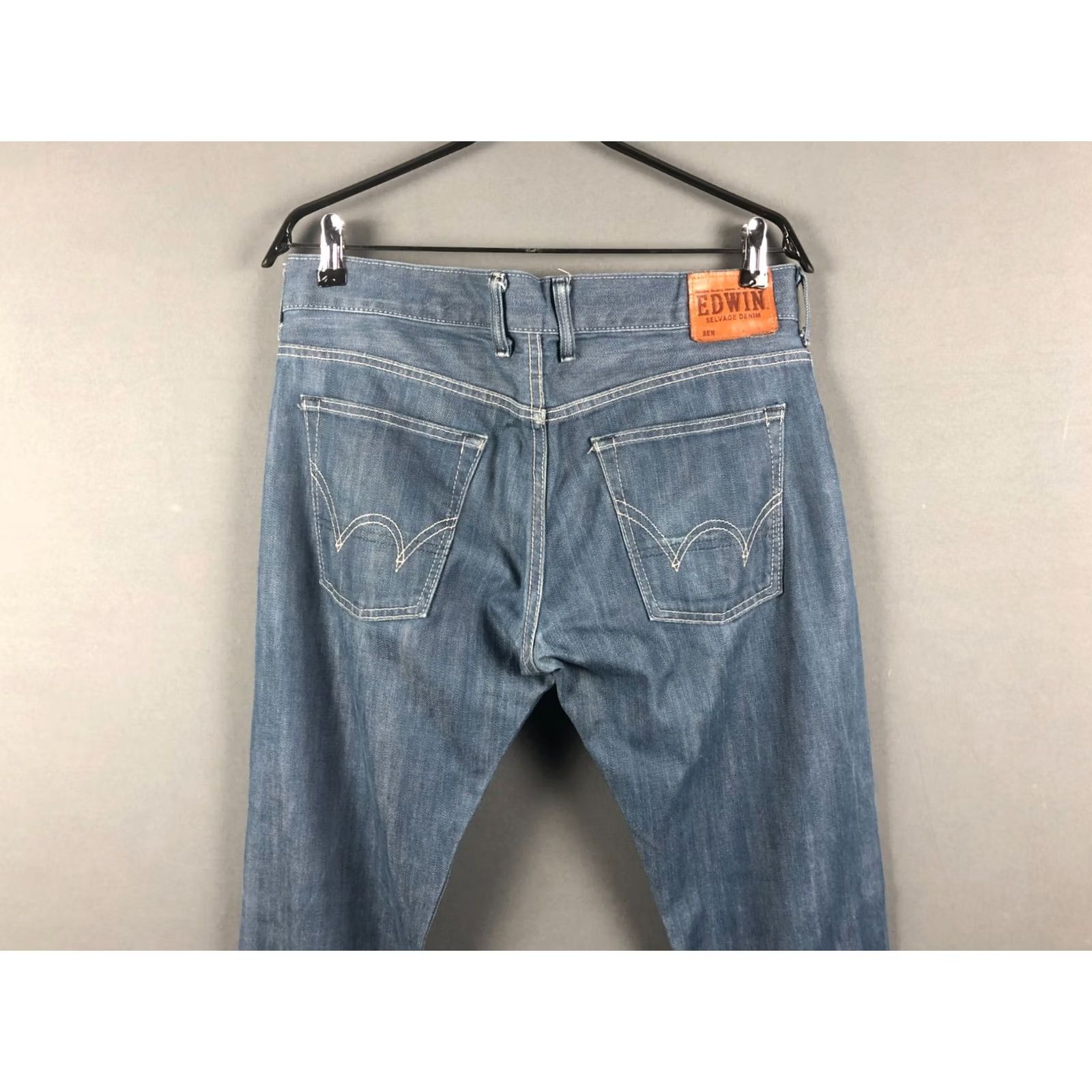 Edwin Edwin Jeans Men 32x34 Denim Cotton Blue Straight Regular Vintage No Size US 32 / EU 48 - 3 Thumbnail