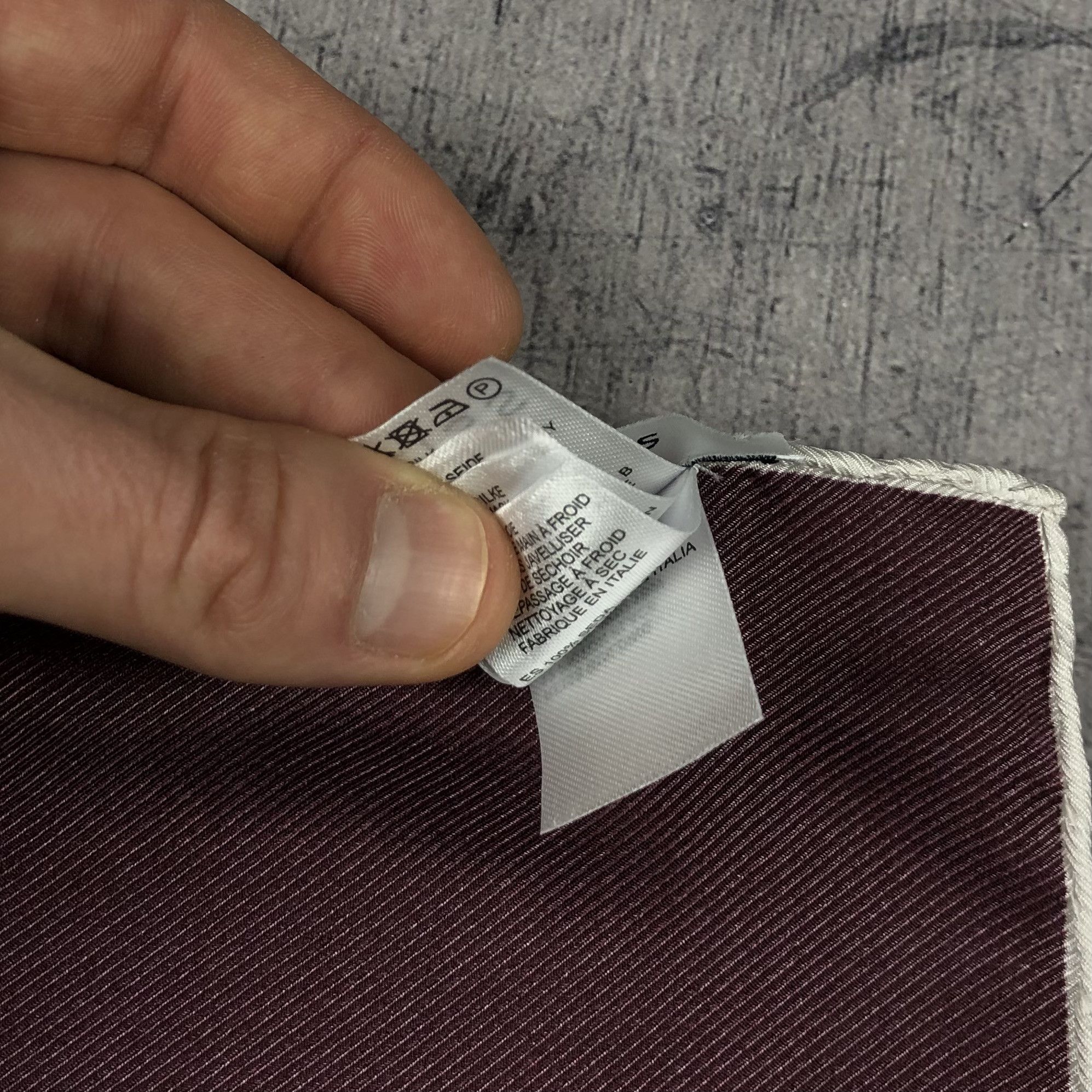 Reiss Reiss Silk Italy Brown Pocketsquare Size ONE SIZE - 7 Thumbnail