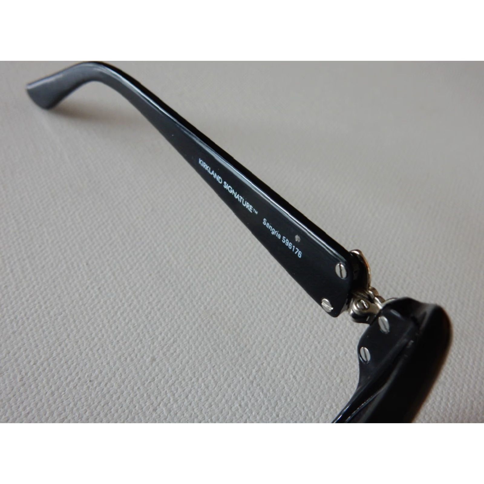 Vintage Kirkland Signature Sunglasses Frames Only Women 54-16-135 Black Prescription Size ONE SIZE - 5 Thumbnail
