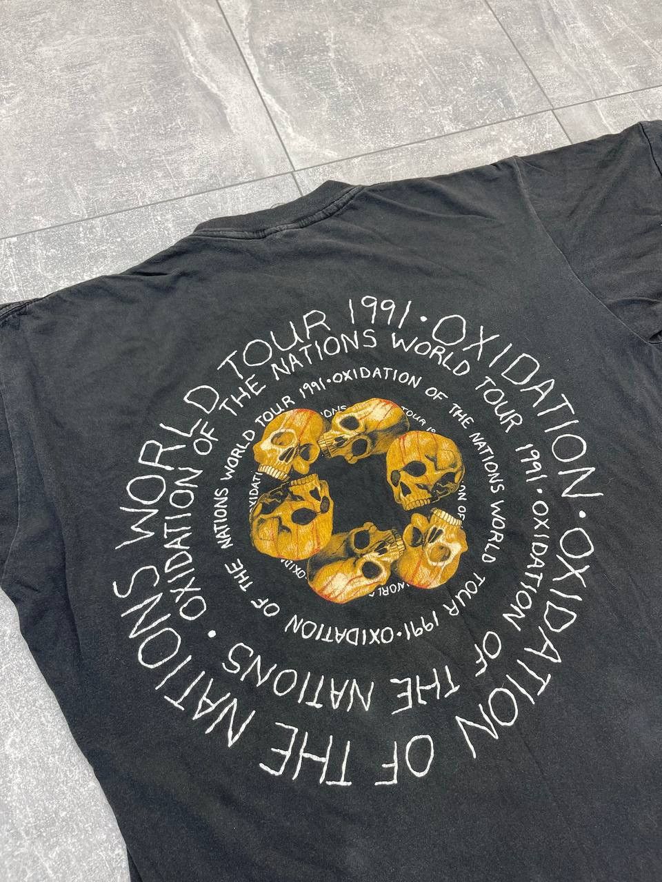 Band Tees × Megadeth Megadeth 1991 Oxidation Tour Shirt / Large Rock Metal Size US L / EU 52-54 / 3 - 12 Thumbnail