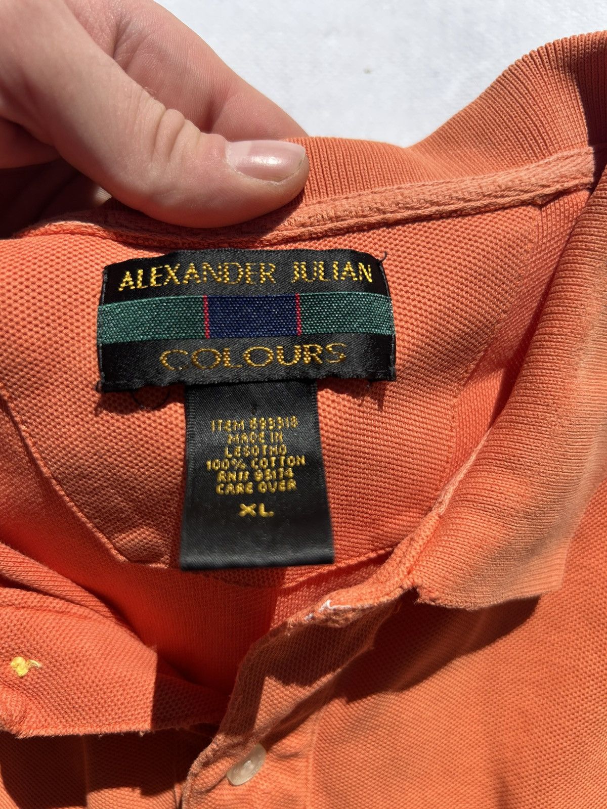 Alexander Julian Alexander Julian Colours Vintage 90s Polo Shirt Size XL Size US XL / EU 56 / 4 - 7 Thumbnail