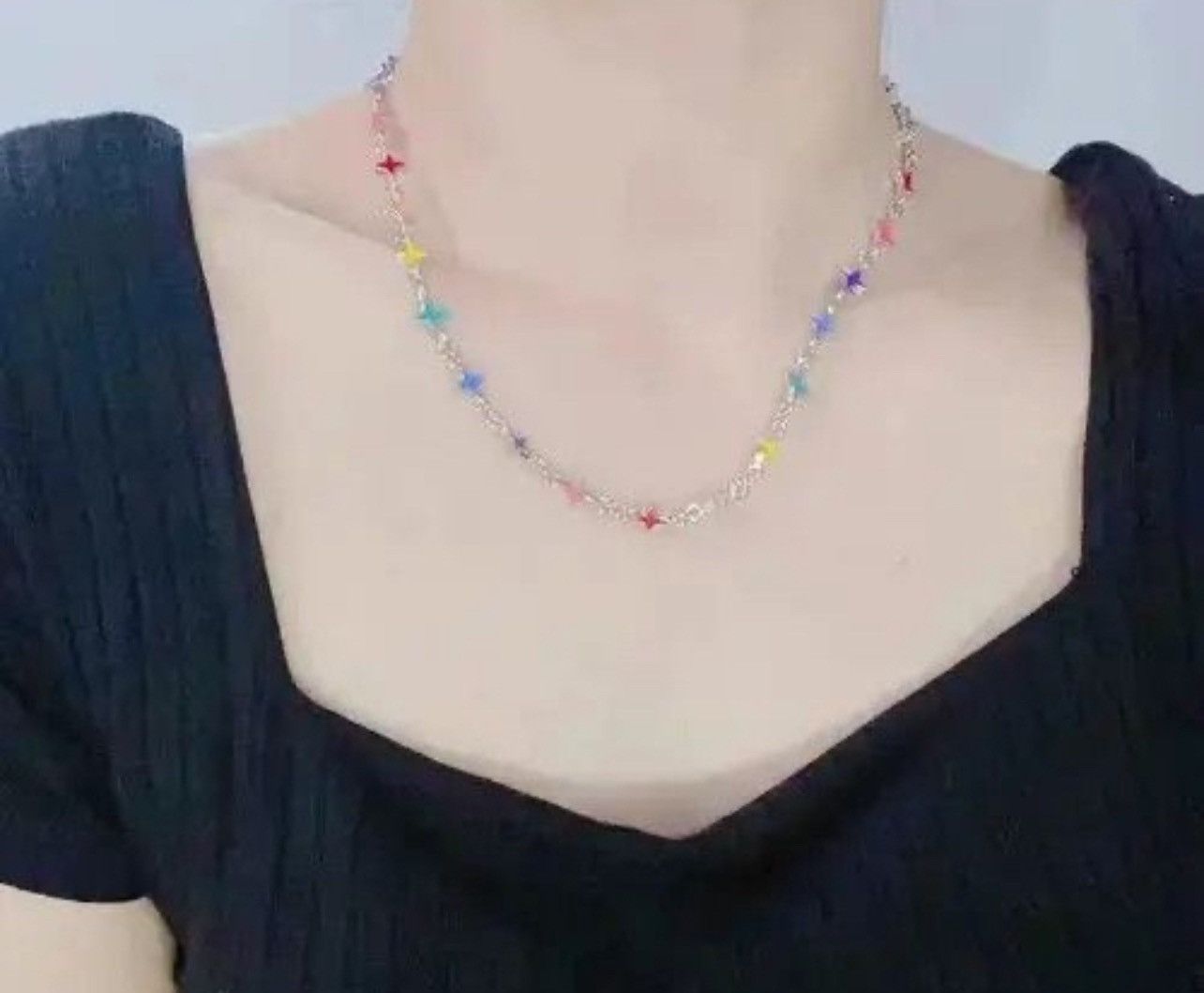 Vintage Star Pendant Splice Necklace Size ONE SIZE - 3 Thumbnail