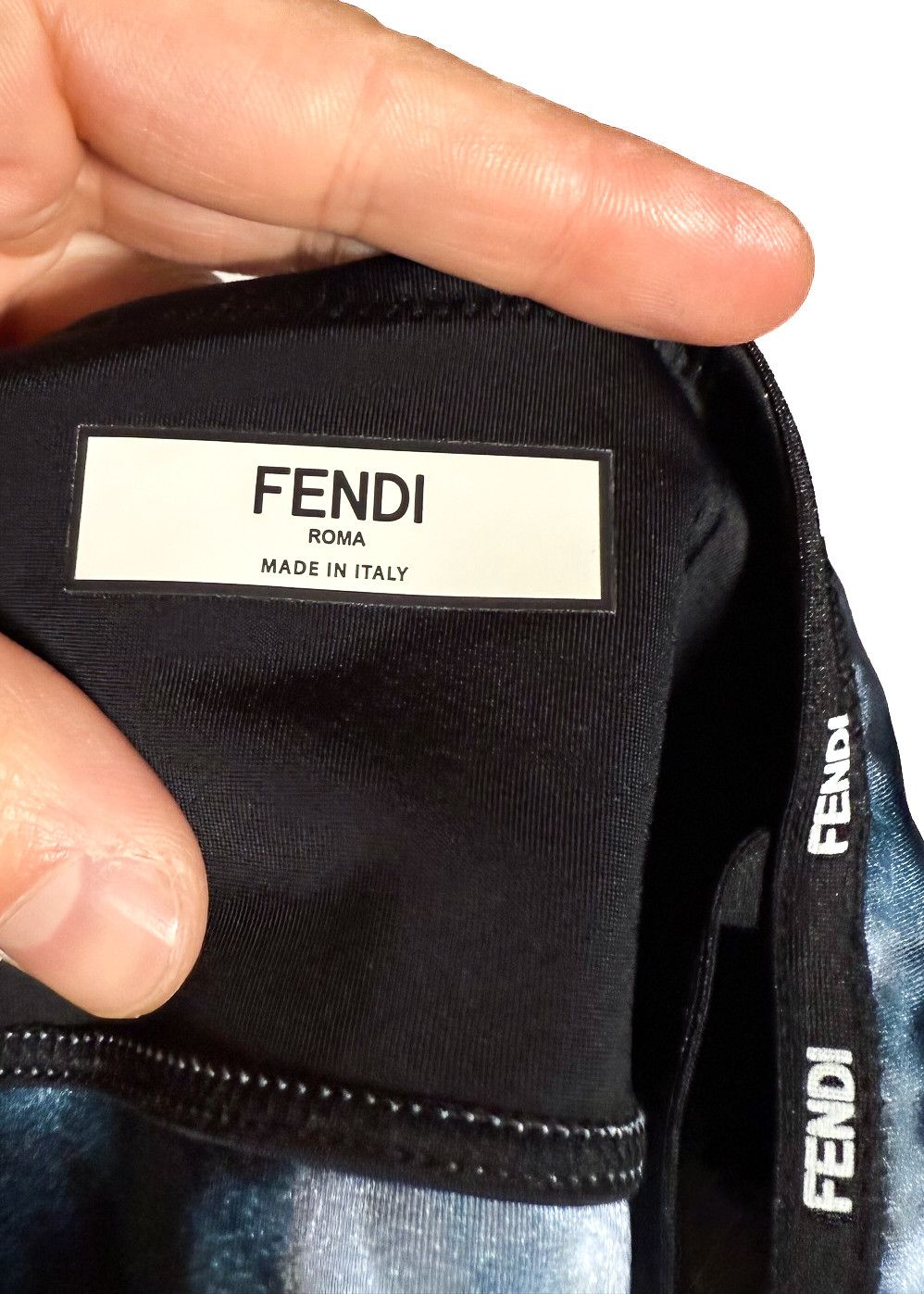 Fendi Fendi Blue Shady Flowers Fitness Top Size M / US 6-8 / IT 42-44 - 6 Thumbnail