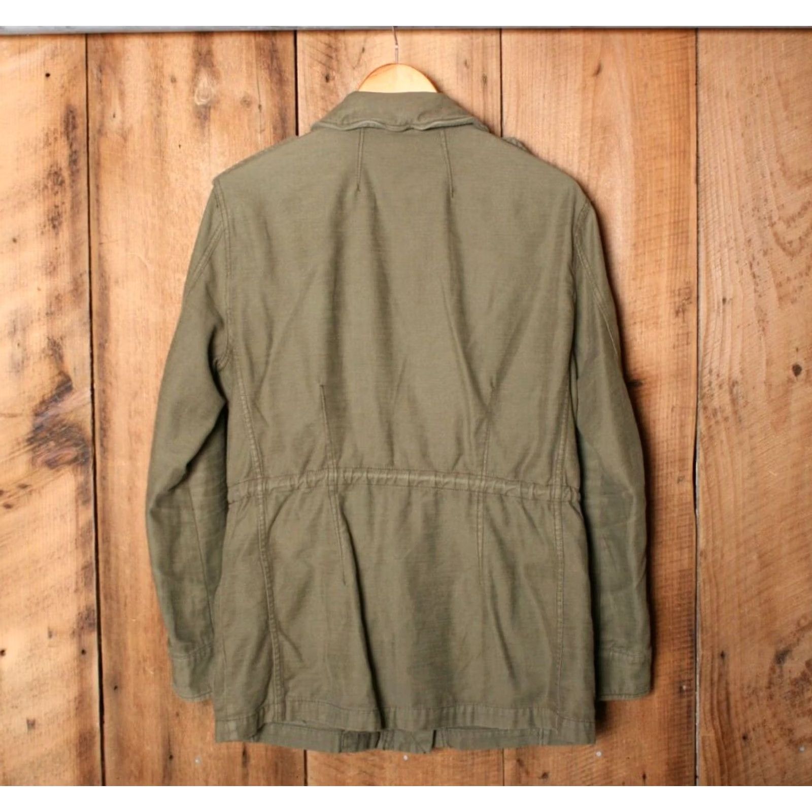 Free People FREE PEOPLE Olive Green Military Style Jacket Women's S (Missing Buttons) Size S / US 4 / IT 40 - 6 Thumbnail