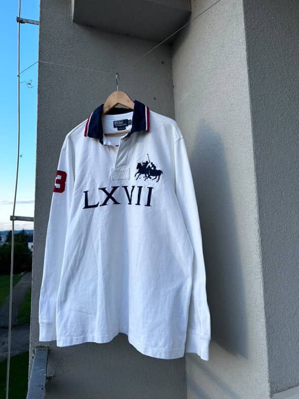 Vintage polo Ralph Lauren rugby jersey size XXL logo rare