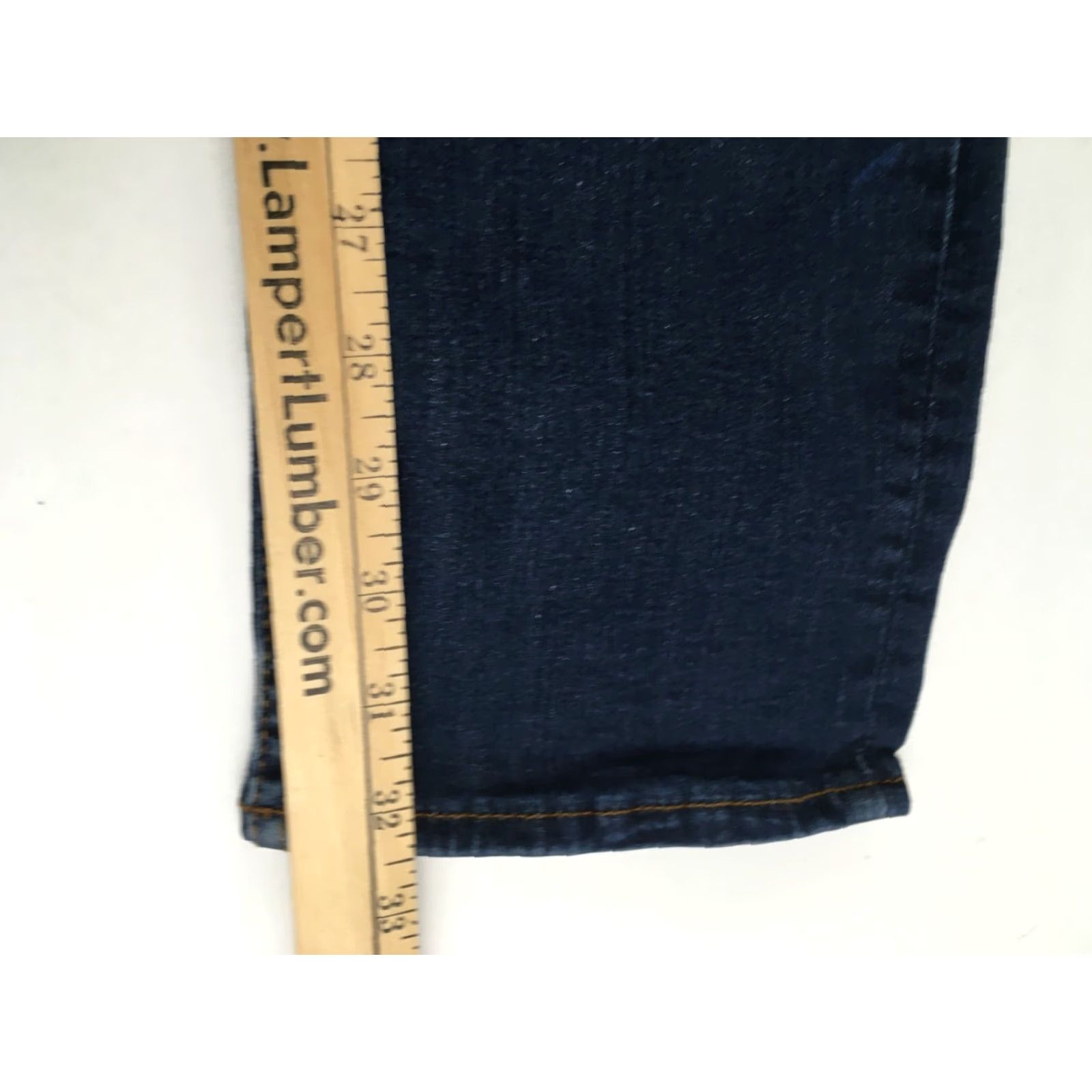 Old Navy Old Navy Jeans Women's 32x34 Blue Mid Rise Straight Slim Fit Denim Pants Size 24" / US 00 / IT 34 - 6 Thumbnail