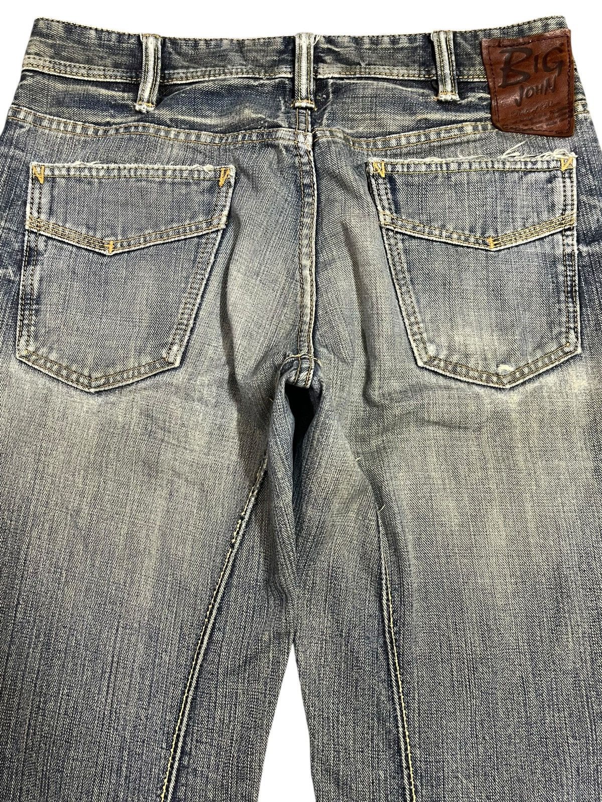 Big John Vintage Big John Blue Faded Wash Style Flare Jeans Size US 32 / EU 48 - 5 Thumbnail
