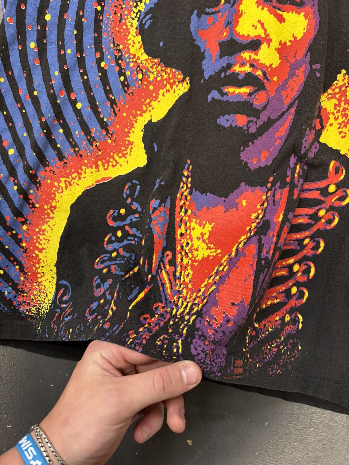 Vintage 1991 Jimmy Hendrix AOP Sun Moon Size US L / EU 52-54 / 3 - 4 Thumbnail