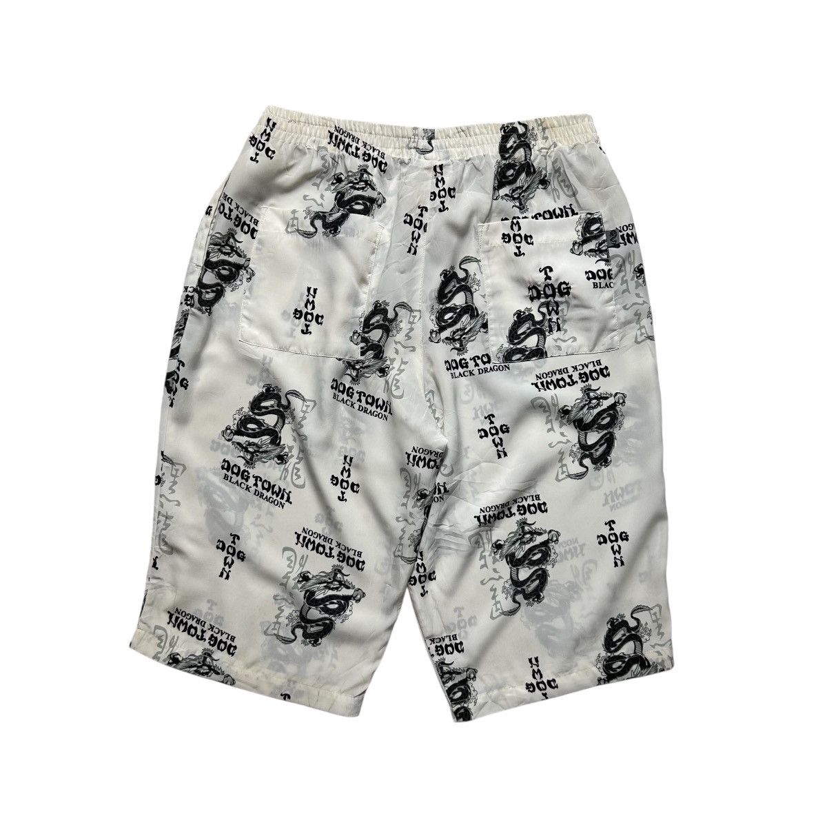 Dogtown Vintage Dogtown Black Dragon Monogram Logo Shorts Pants Size US 33 - 2 Thumbnail