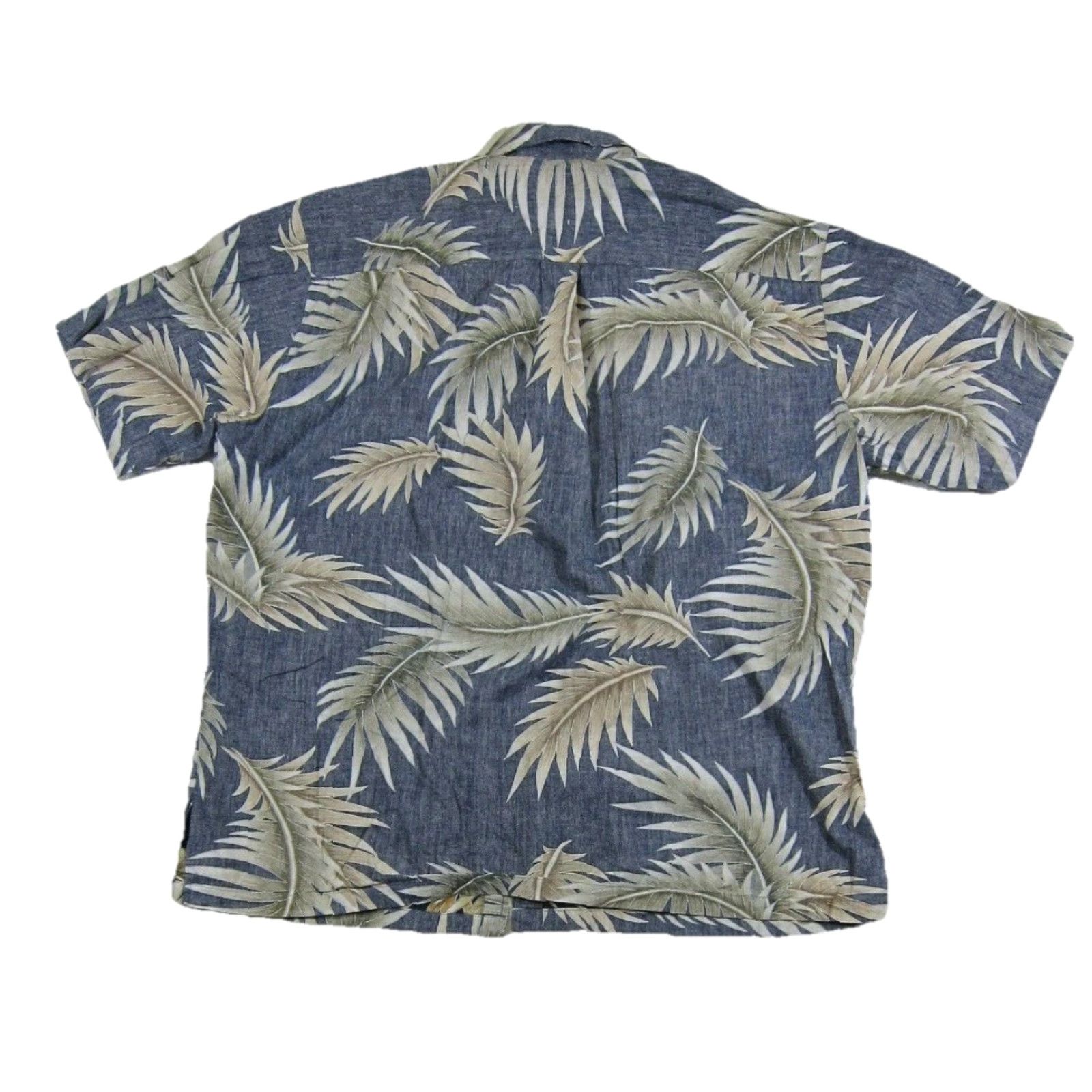 Vintage VINTAGE Cooke Street Shirt Button Down Hawaiian Floral Blue White 100% Cotton XL Men Size US XL / EU 56 / 4 - 2 Thumbnail