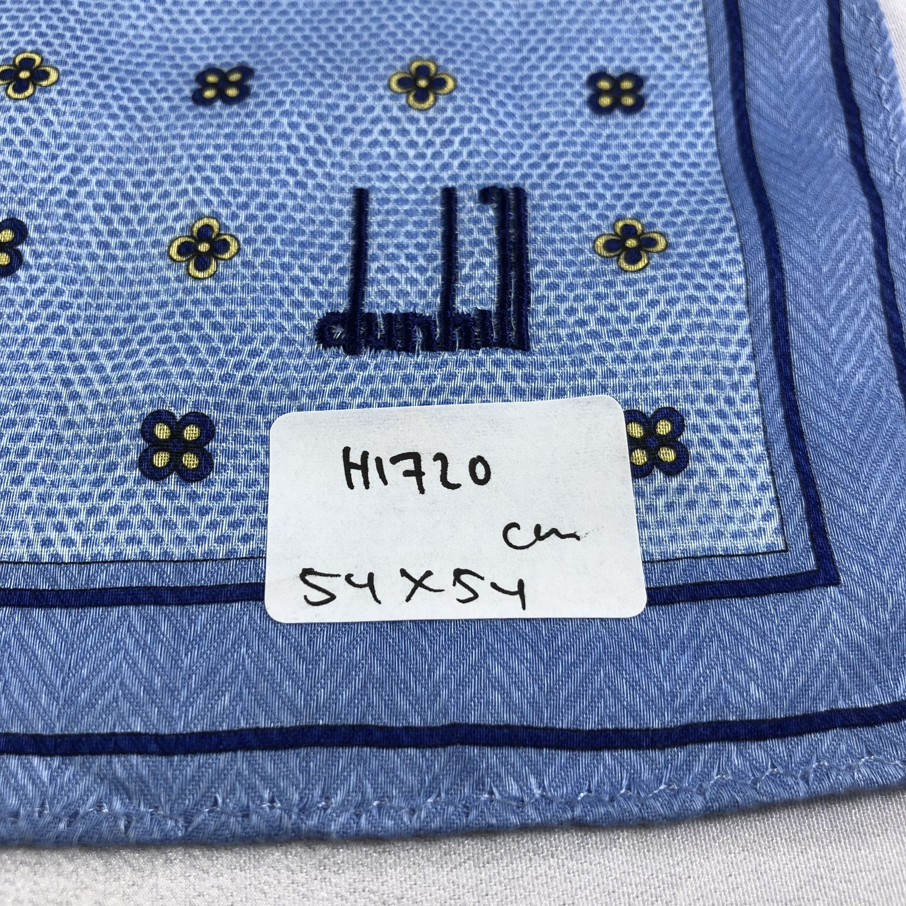 Alfred Dunhill × Vintage Dunhill Handkerchief Neckerchief Bandana H1720 Size ONE SIZE - 7 Thumbnail