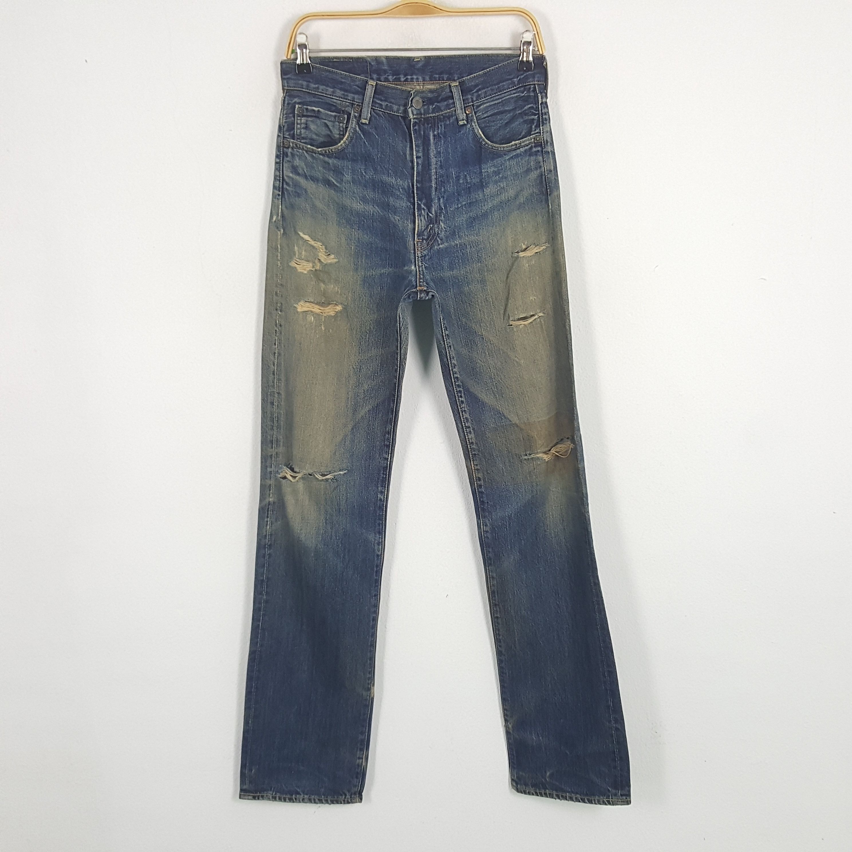 Levi's × Vintage Vintage Levi's 502 XX Selvedge Denim Jeans Size US 28 / EU 44 - 1 Thumbnail