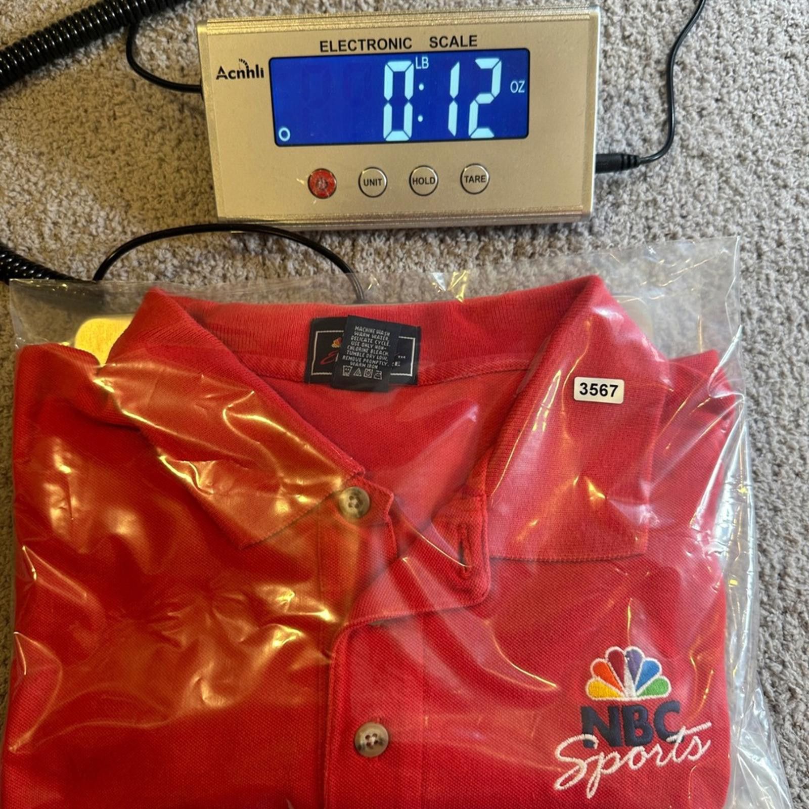 Other NBC Sports Red Short Sleeve Polo Shirt Men's Large Logo Golf Size US L / EU 52-54 / 3 - 7 Thumbnail