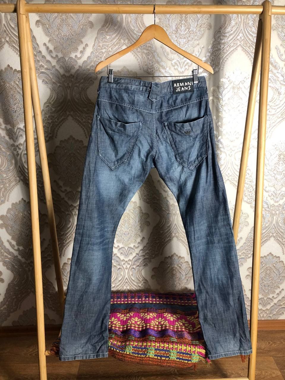 Armani VINTAGE ARMANI JEANS DENIM ITALIAN DESIGNER RETRO Y2K 90s Size US 32 / EU 48 - 1 Thumbnail