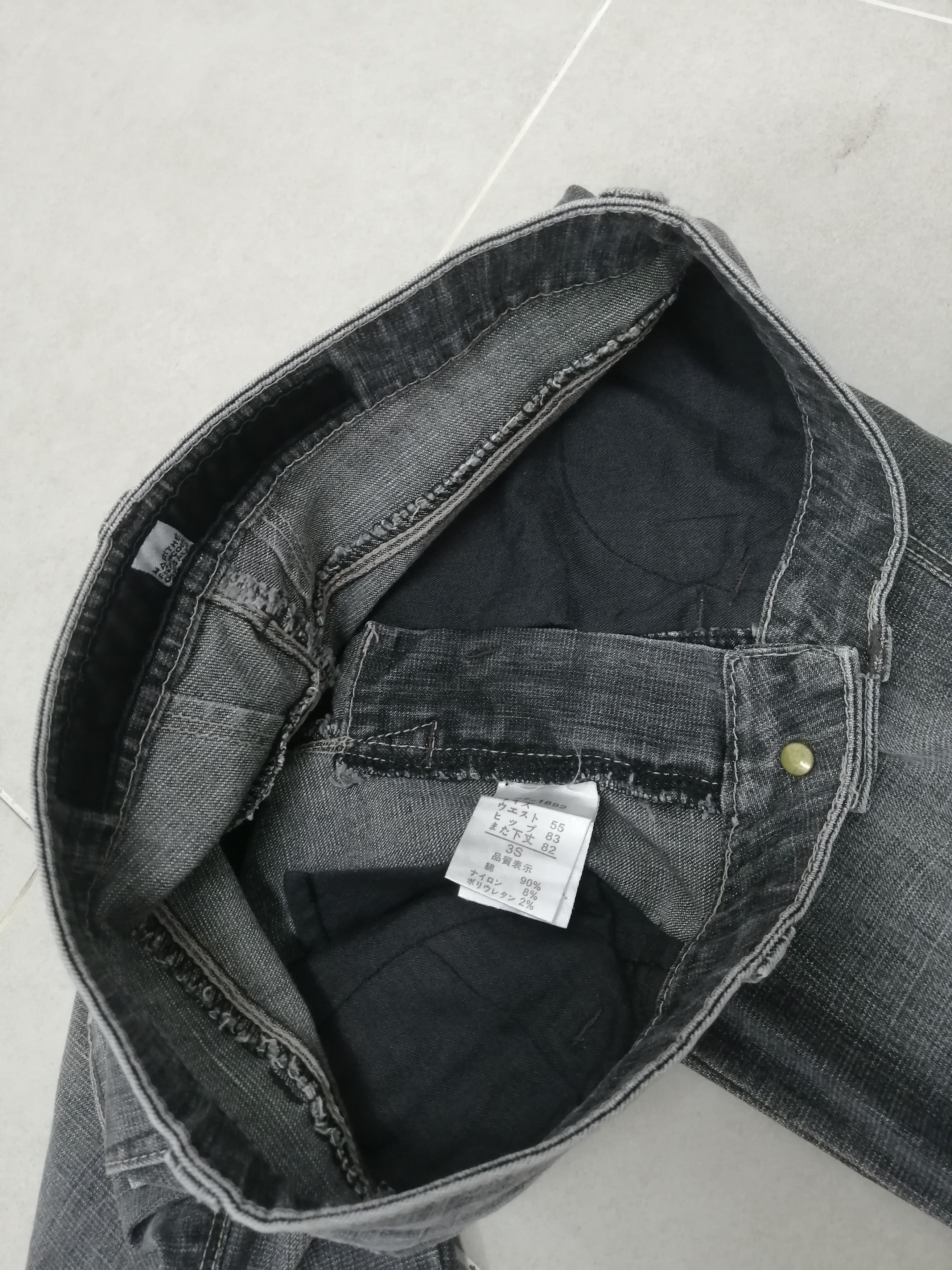 Marithe + Francois Girbaud × Vintage 💥Rare 💥Vtg Marithe francois girbaud flared bottom jeans Size 26" / US 2 / IT 38 - 9 Thumbnail