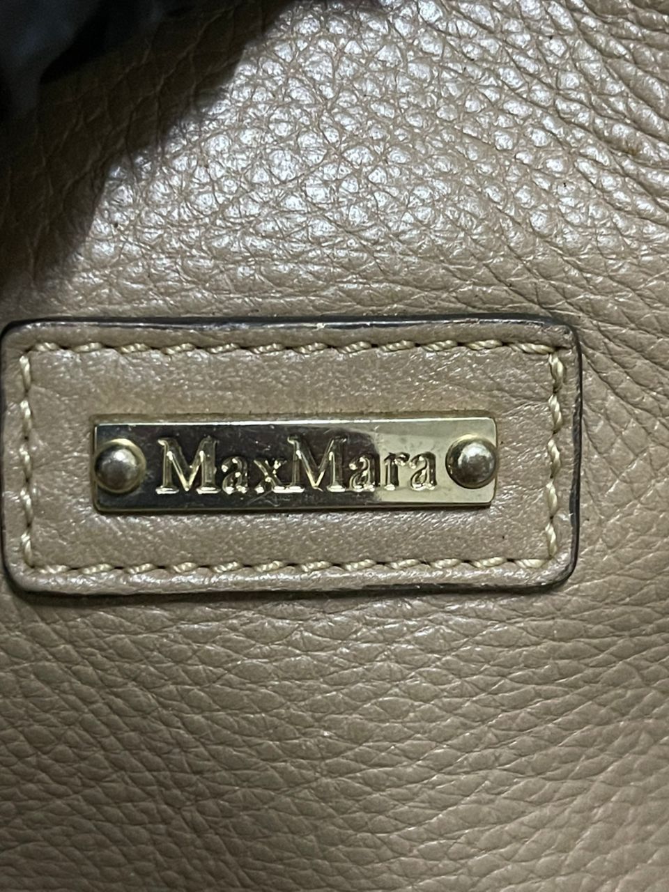 Max Mara Max Mara Brown Leather Shoulder Bags Size ONE SIZE - 7 Thumbnail