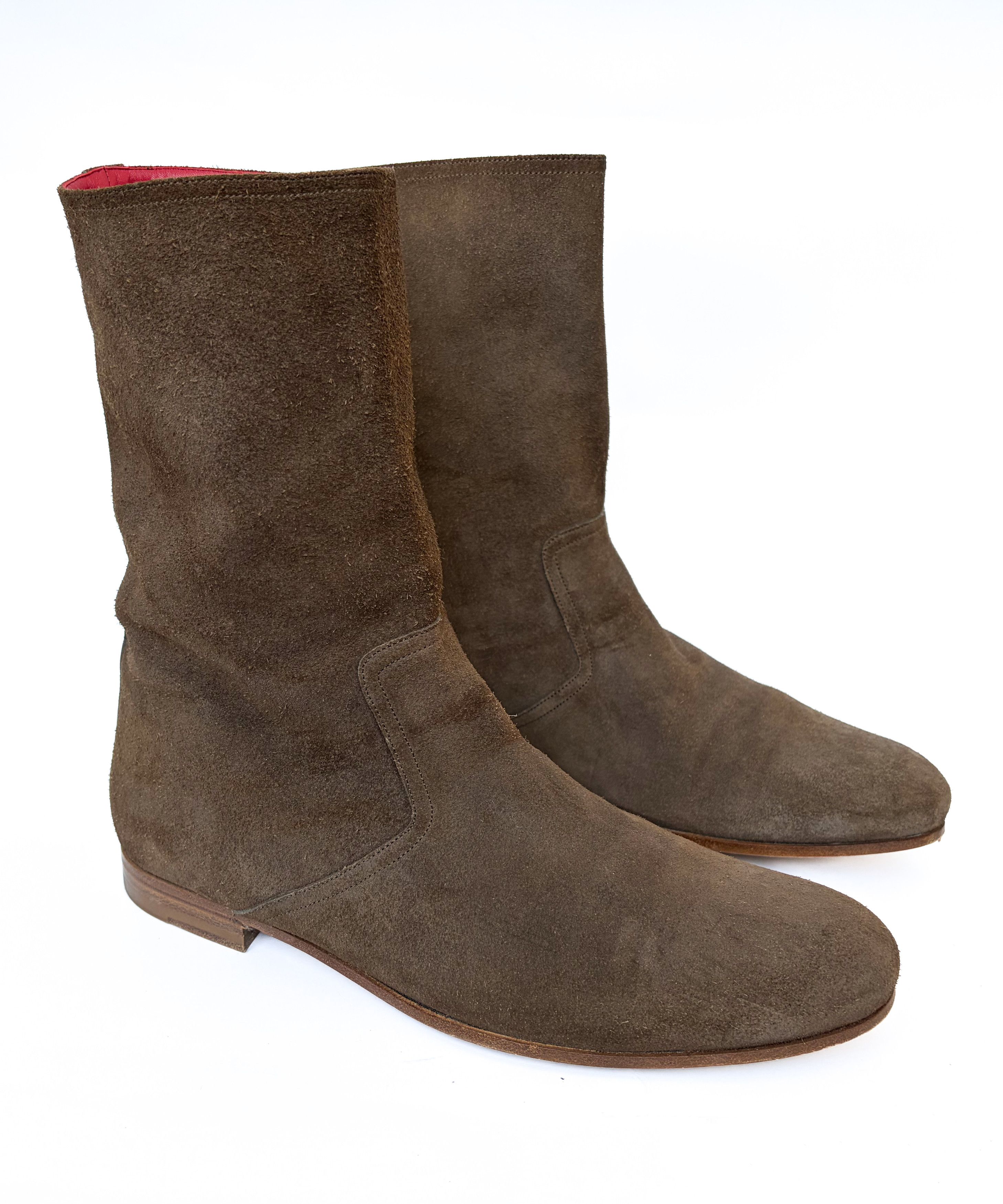 Gucci GUCCI Boots Suede Ankle Shoes Logo Brown Vintage Size US 10 / EU 43 - 6 Thumbnail