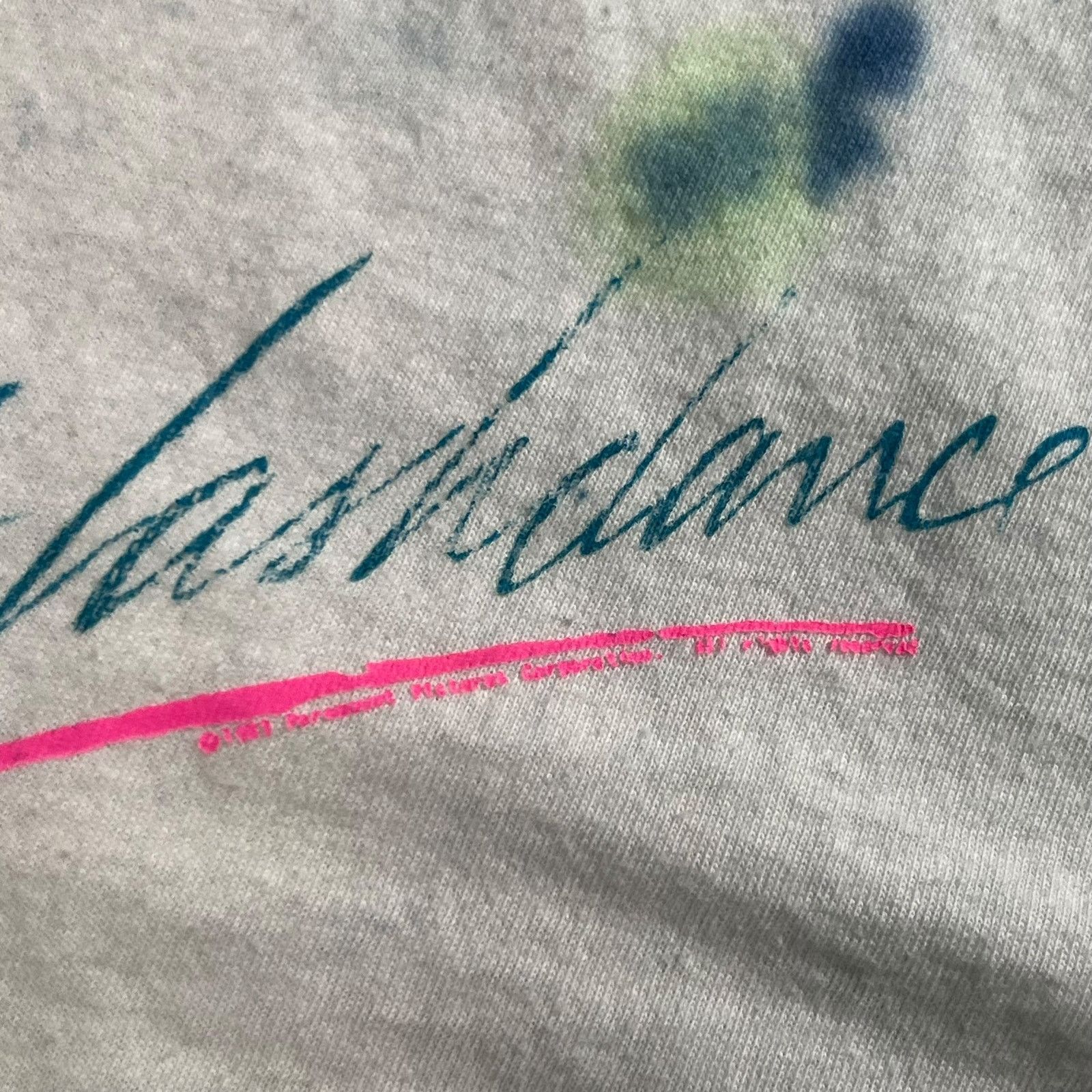 Vintage Vintage 1991 Flashdance movie tie dye tee (M) Size US M / EU 48-50 / 2 - 7 Thumbnail