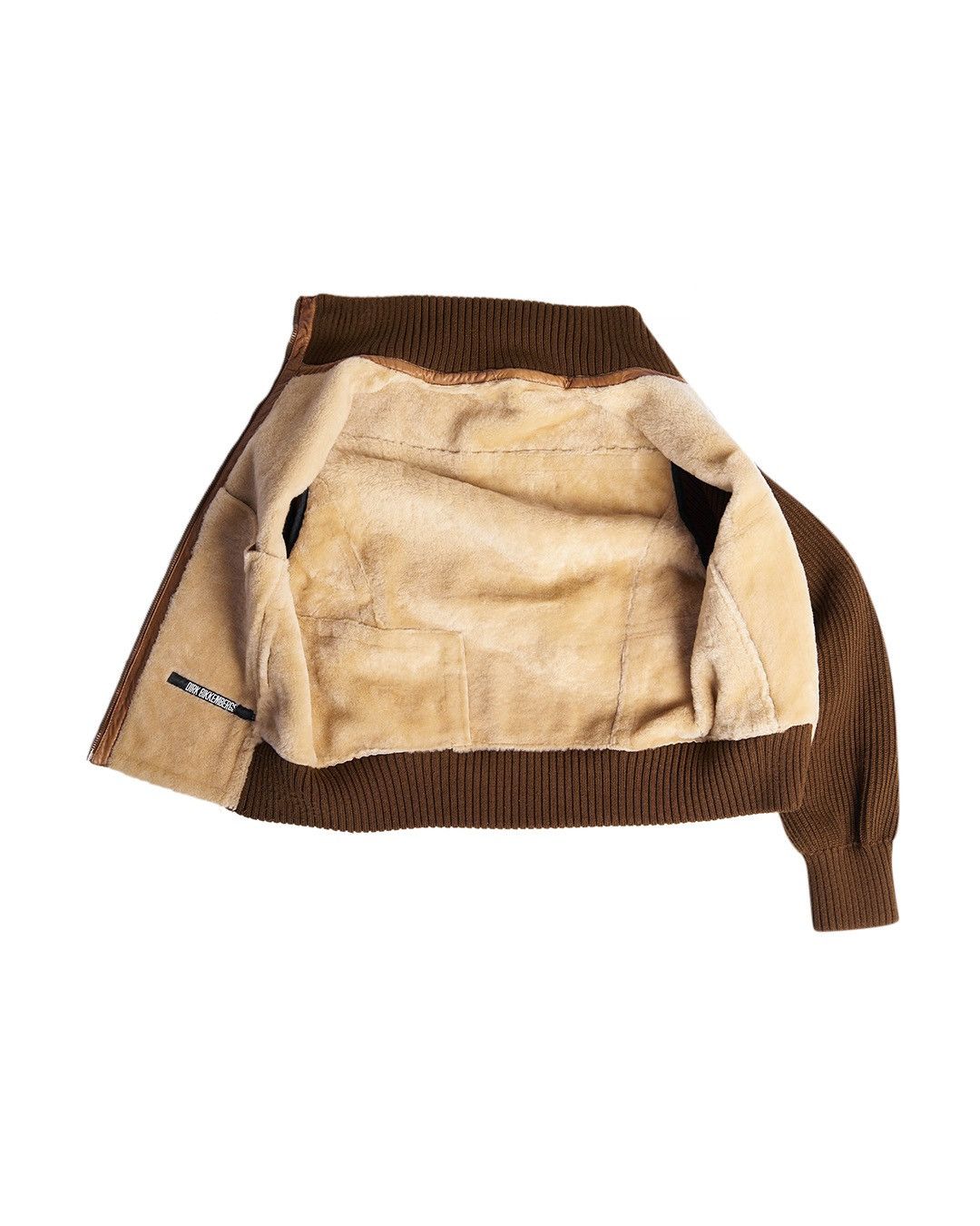 Dirk Bikkembergs Dirk Bikkembergs F/W2004 Mens Fleece Lined Leather Jacket Size US L / EU 52-54 / 3 - 6 Thumbnail