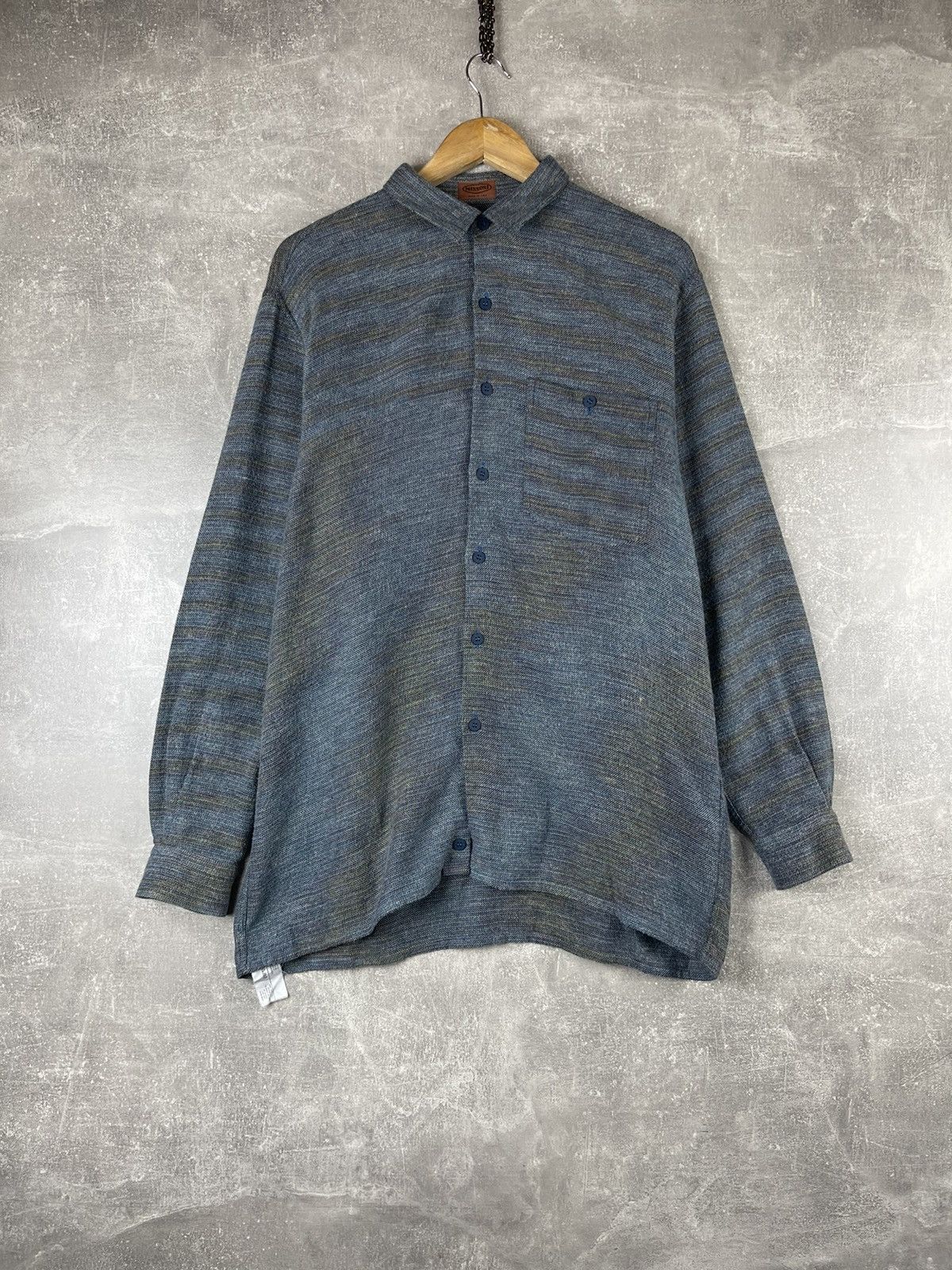 Missoni × Vintage Vintage Missoni Cotton Flanel Shirt Made in Italy Size US M / EU 48-50 / 2 - 1 Thumbnail
