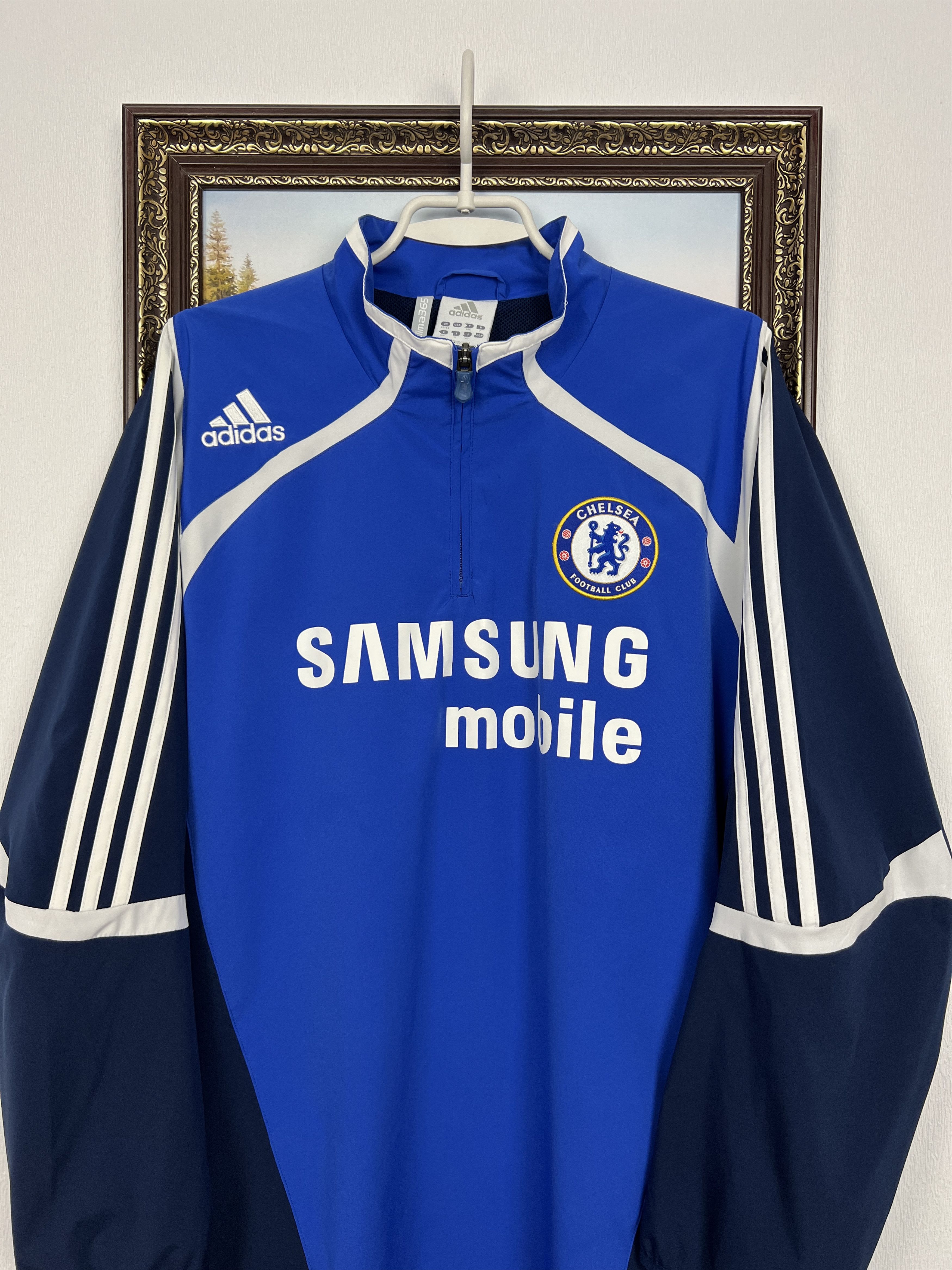 Adidas Vintage Adidas Chelsea Football Train Sweatshirt Soccer Size US L / EU 52-54 / 3 - 2 Thumbnail