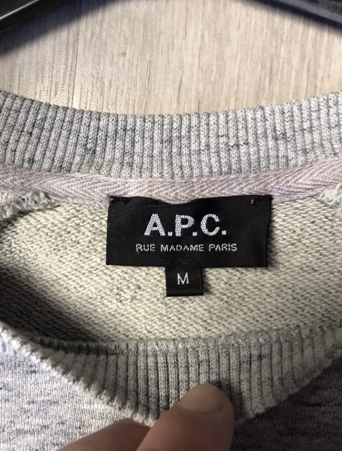 A.P.C. A.P.C. Melange Grey crewneck sweatshirt Size US M / EU 48-50 / 2 - 5 Thumbnail