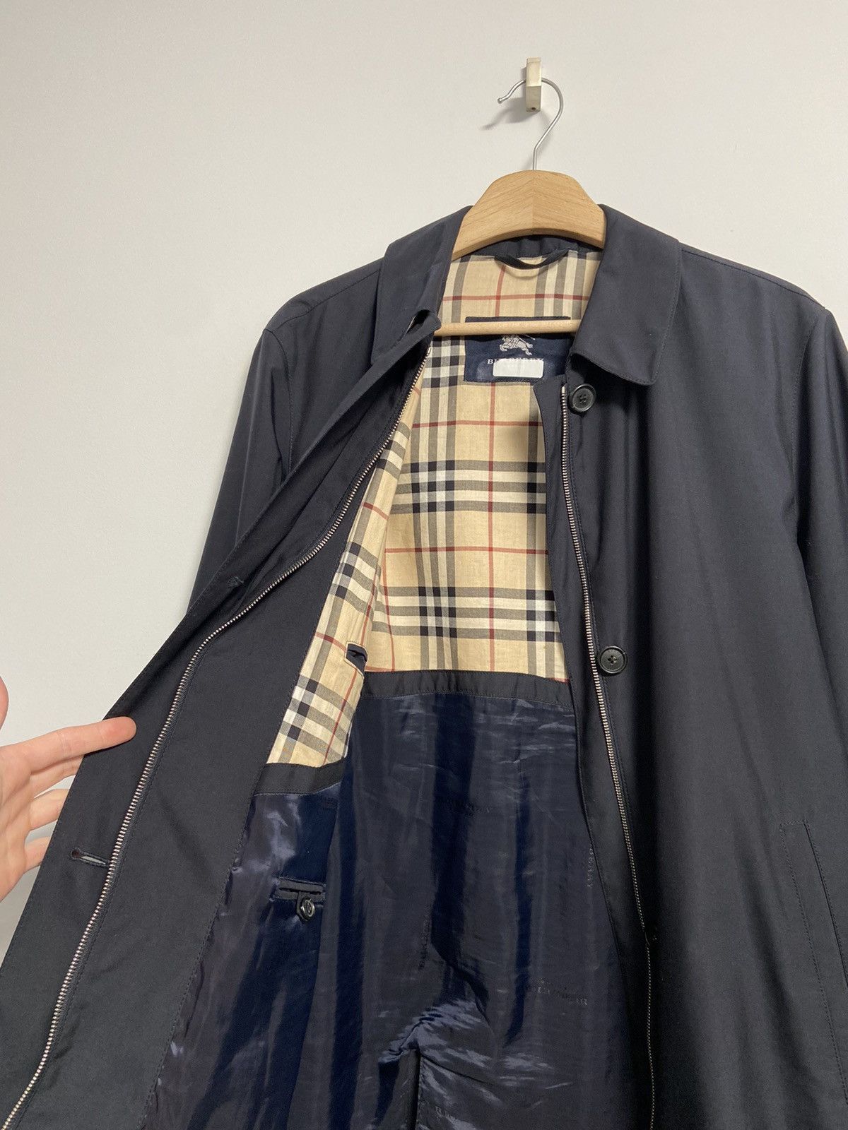 Burberry Burberry Trench Coat Dark Blue Size S / US 4 / IT 40 - 11 Thumbnail