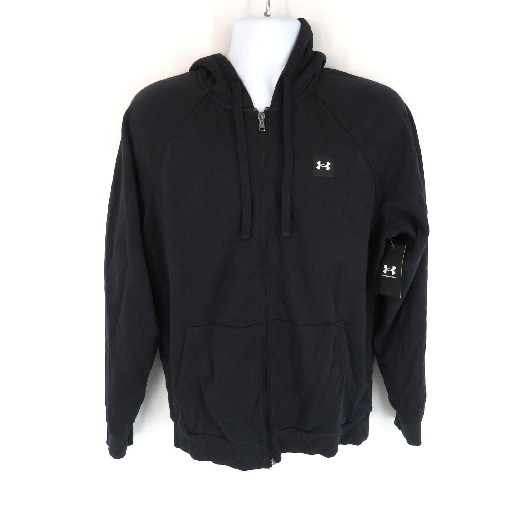 Under Armour Under Armour Men"s Fleece Full Zip Hoodie Black Medium Loose Size US M / EU 48-50 / 2 - 1 Thumbnail