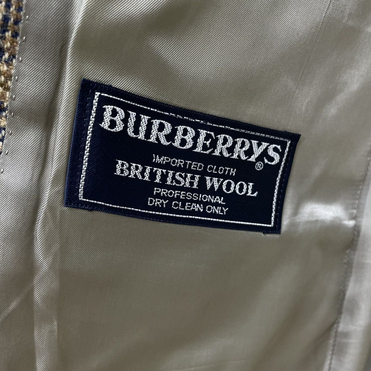Burberry 🔥Vintage Burberrys Leather Part Checked Double Elbow Jacket Size US M / EU 48-50 / 2 - 9 Thumbnail