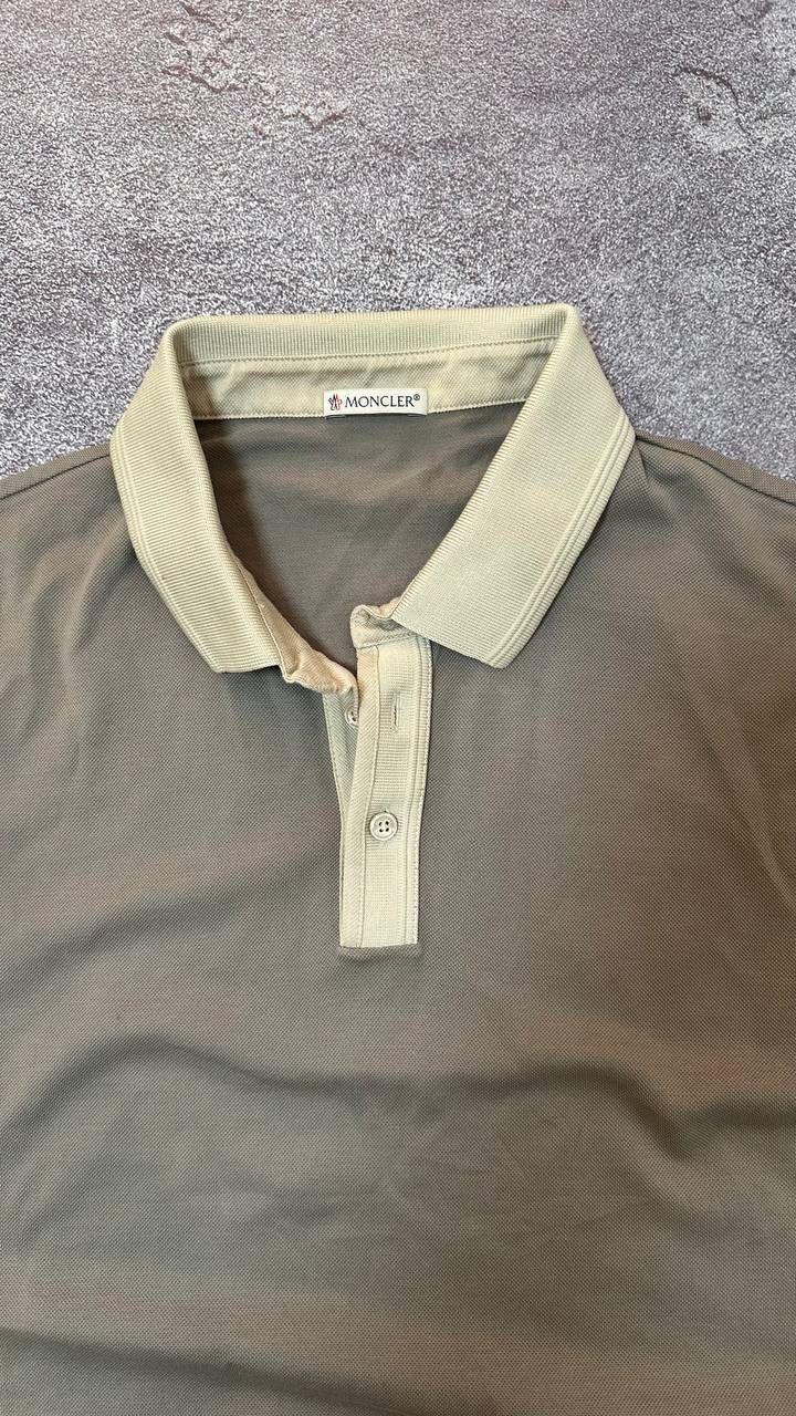 Vintage Moncler Maglia Polo Manica Corta Shirt Logo Y2K
